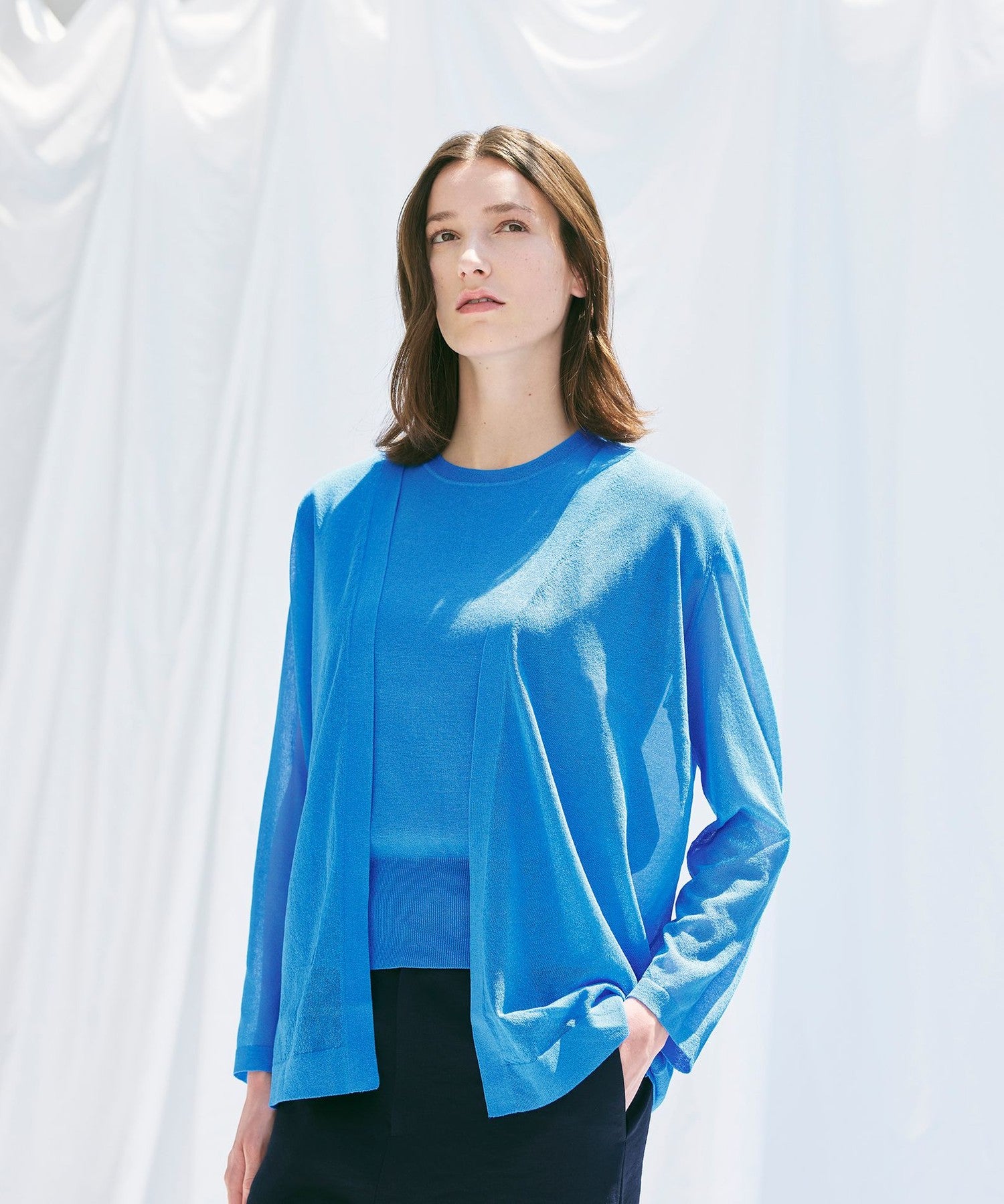 WEB・一部店舗限定】エアリーファインニット カーディガン(トップス