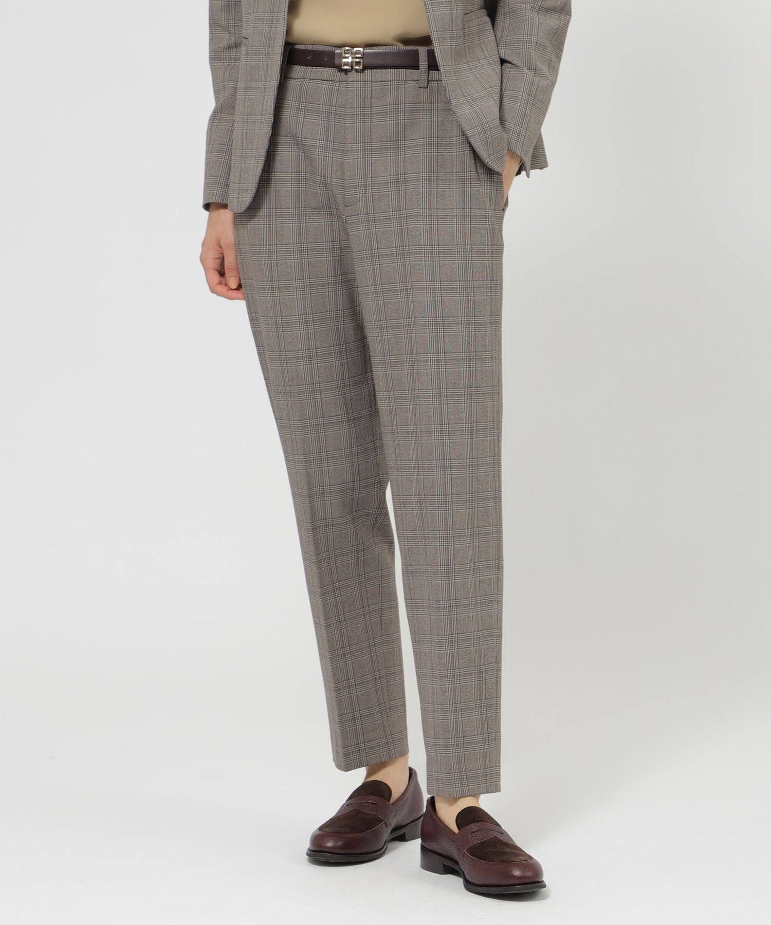 ウォッシャブル】裏起毛チェック パンツ(パンツ)｜Paul Stuart(ポール