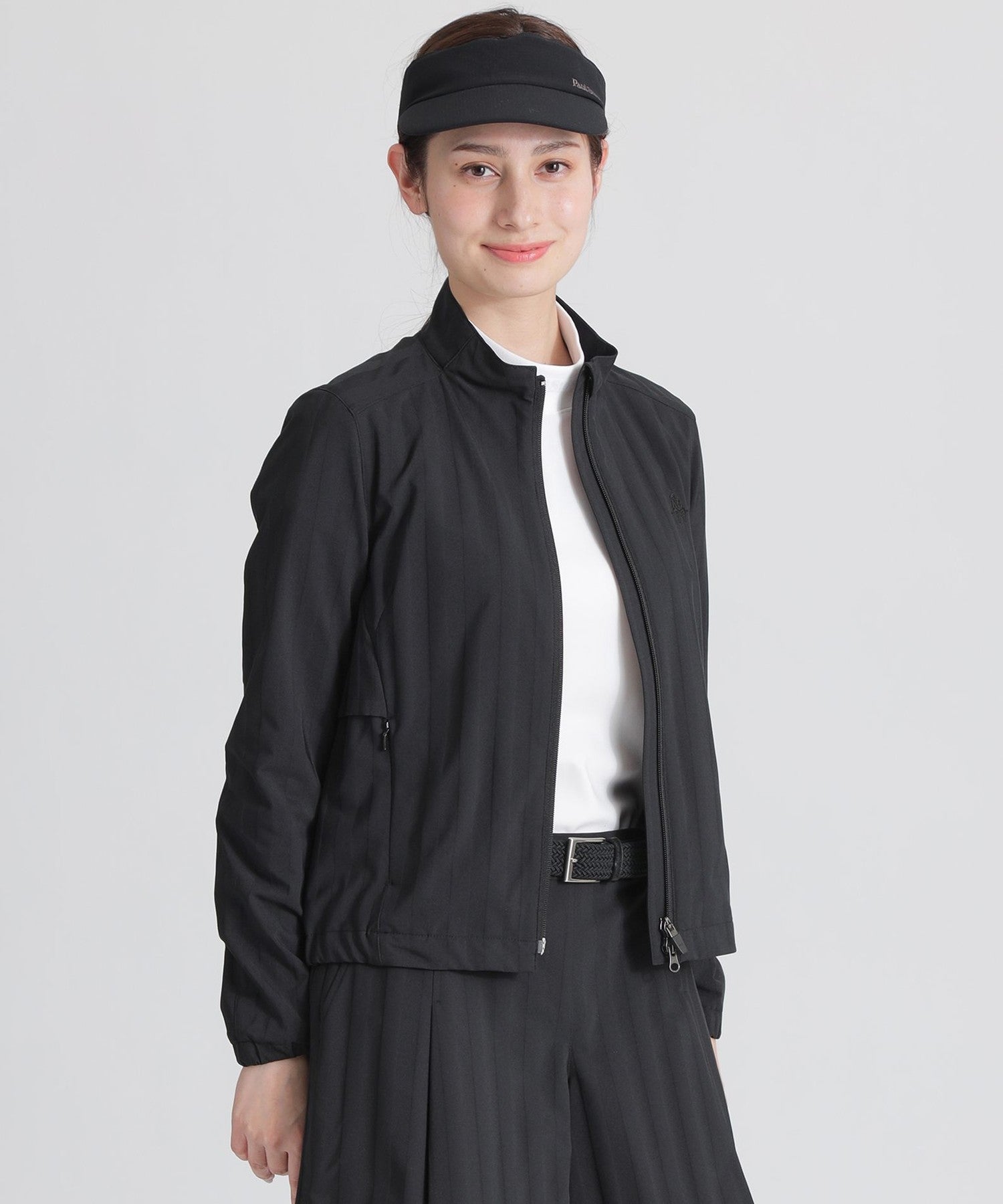 GOLF】シャドウストライプ フルジップブルゾン(ブルゾン)｜Paul Stuart