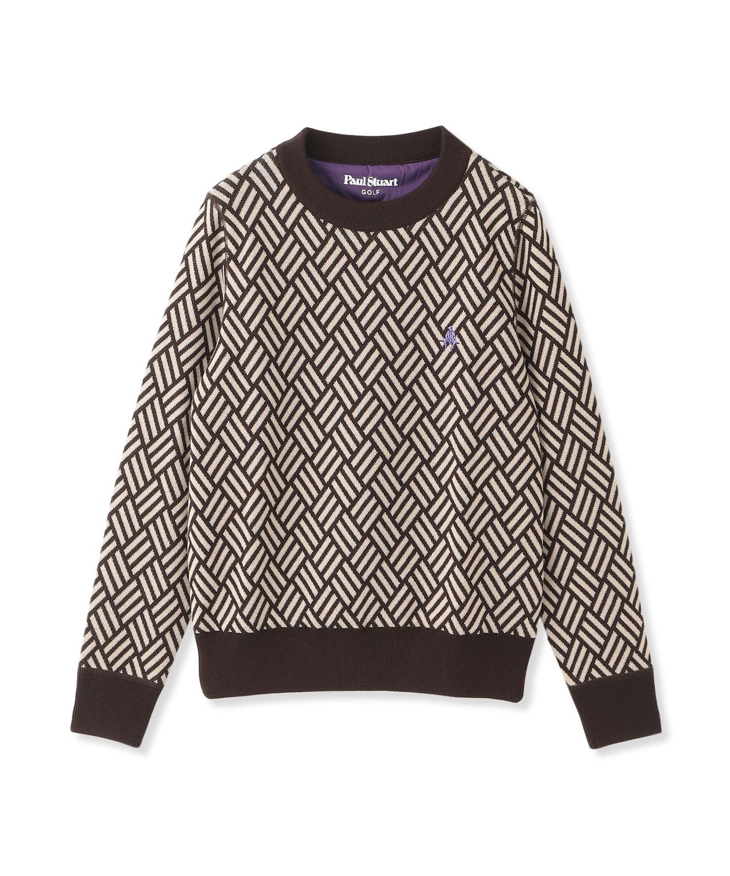 GOLF】パケ柄ジャカードニット(トップス)｜Paul Stuart(ポール
