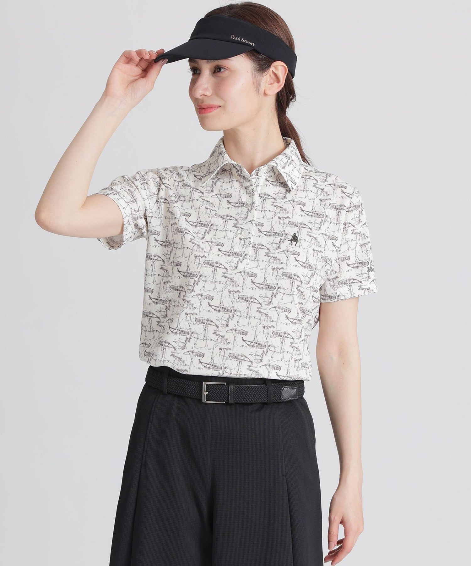 GOLF】ヨットプリントポロシャツ(トップス)｜Paul Stuart(ポール