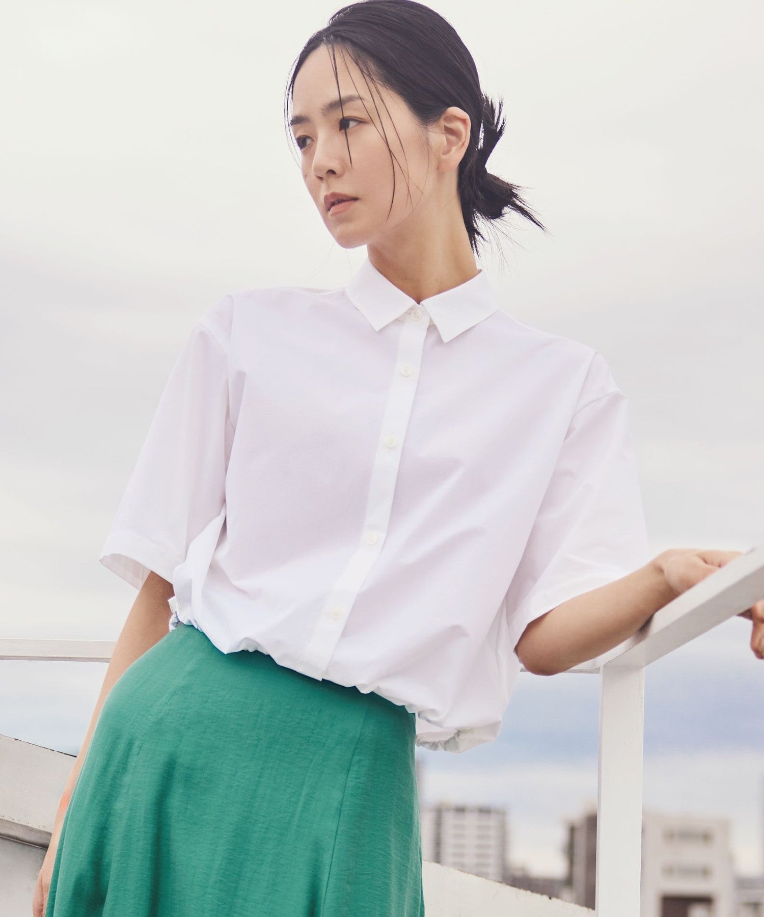 トップス OU 防汚性・UV・接触冷感・ウォッシャブル】ダントツオチール（R