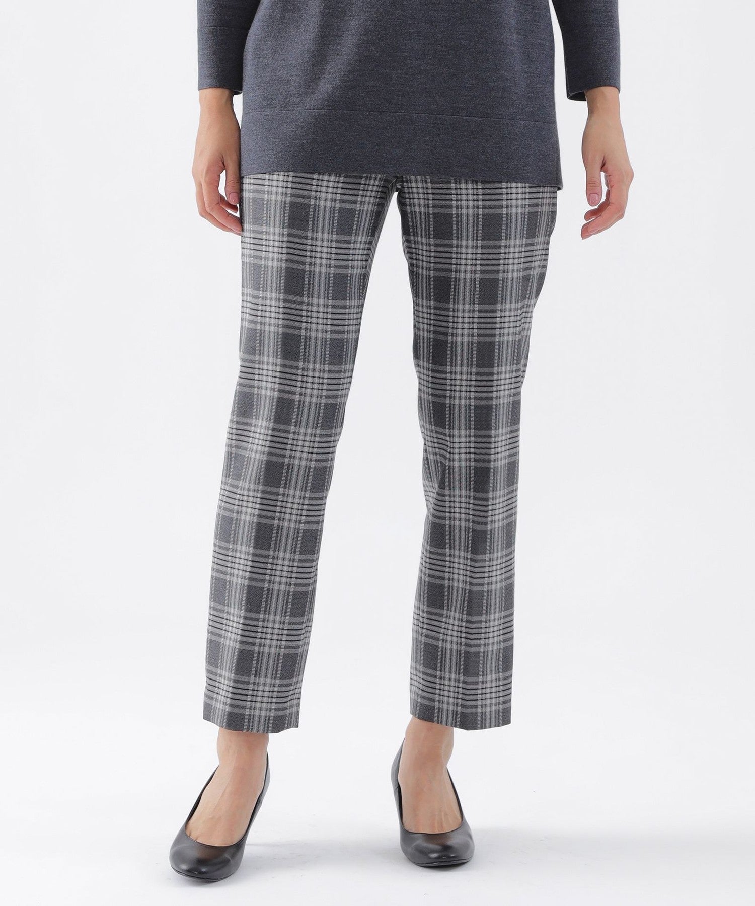 ウォッシャブル】ストレッチツイルテーパードパンツ(パンツ