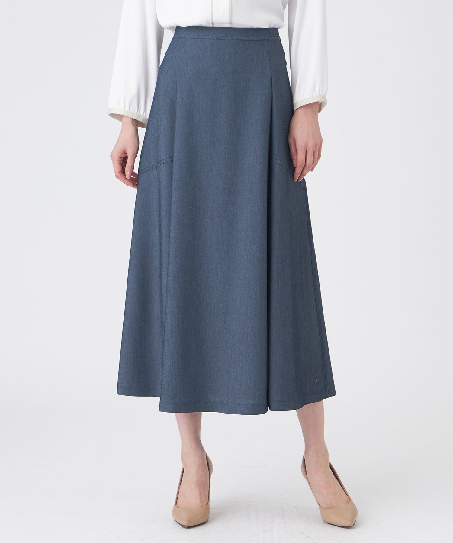 ウォッシャブル】ソフトジーニージャケット(スカート)｜TRANS WORK