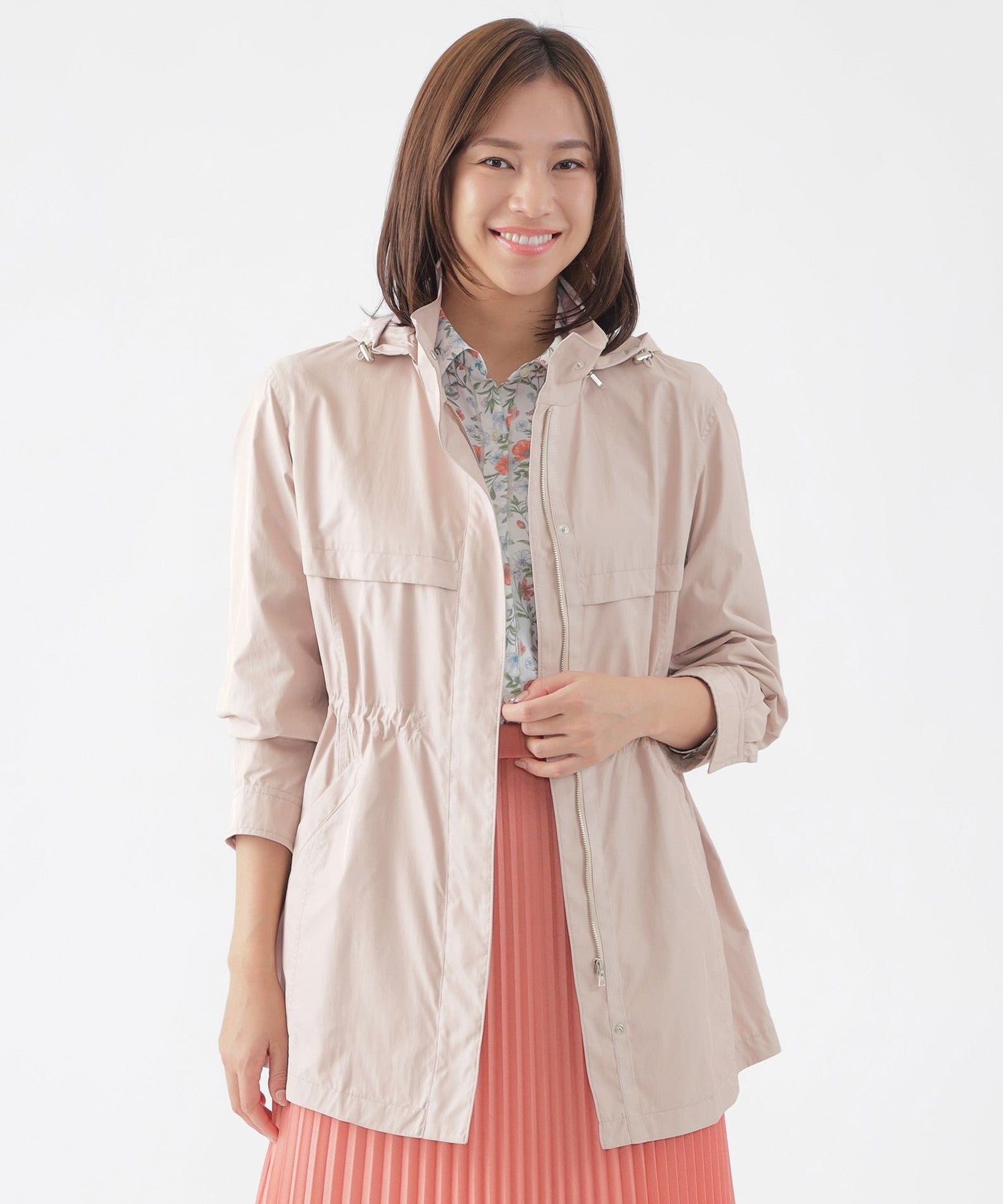 L】【花粉対策】【はっ水】【ウォッシャブル】アンチポランスプリング