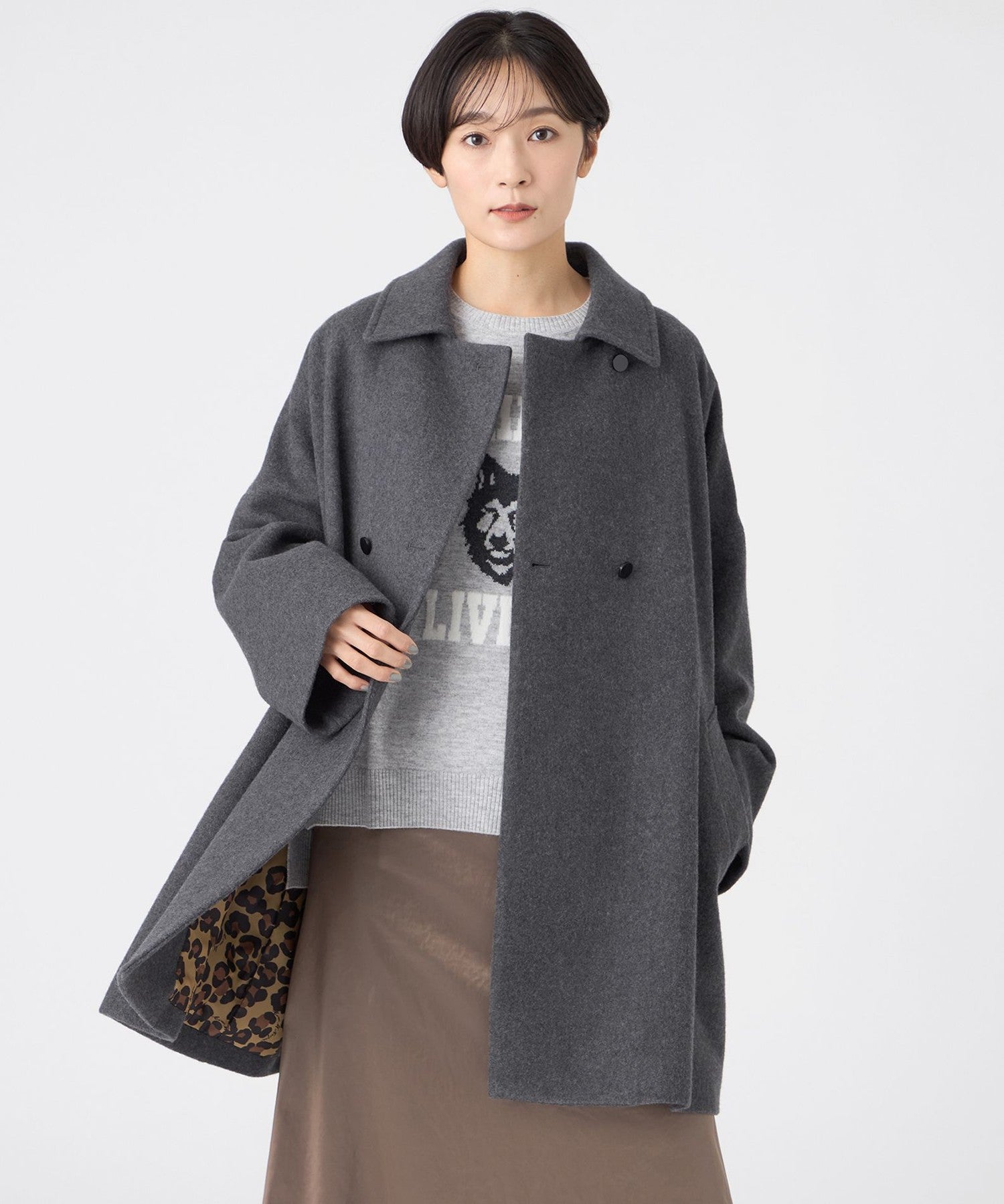 SANYO Style EDITION掲載】ウールスーパービーバーステンカラーコート