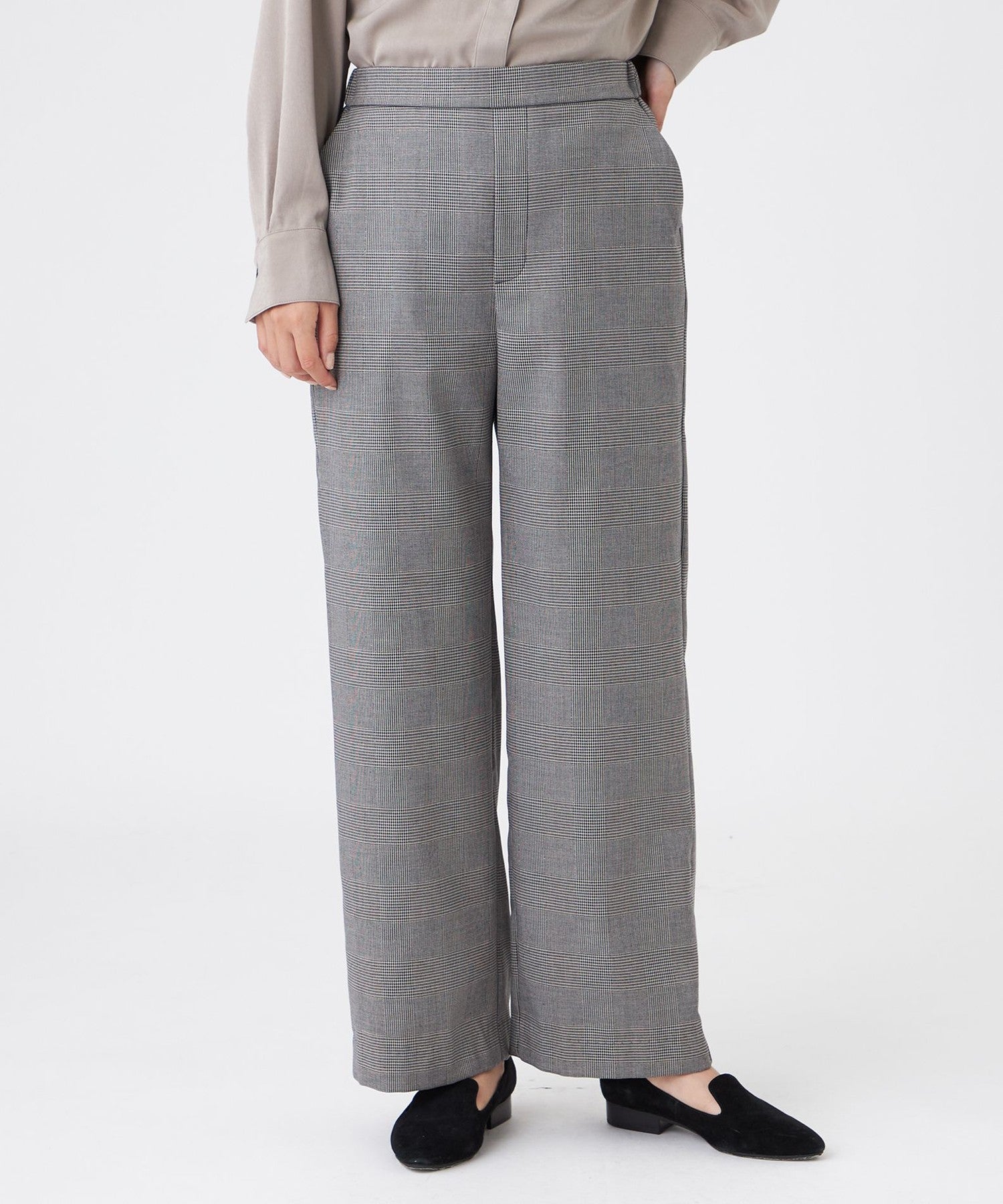 カタログ掲載】【ウォッシャブル】ラメグレンチェックブラッシュド