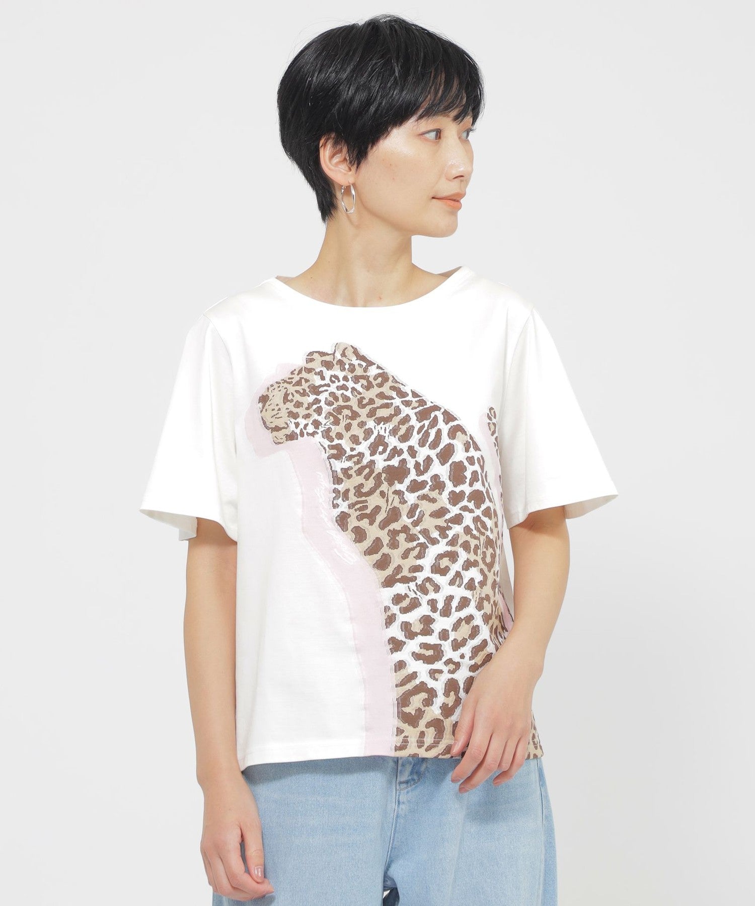 L】【カタログ掲載品】【ウォッシャブル】パンサーモチーフジャカード