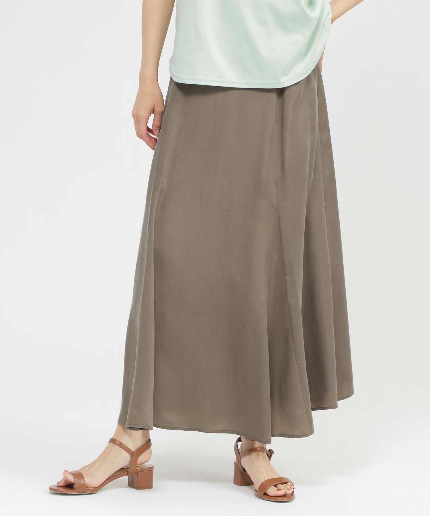 L】【カタログ掲載品】ライトキュプラマーメイドスカート(スカート