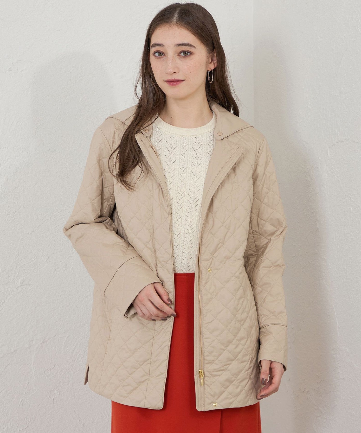 キルトミドルコート(コート)｜AMACA(アマカ)のファッション通販