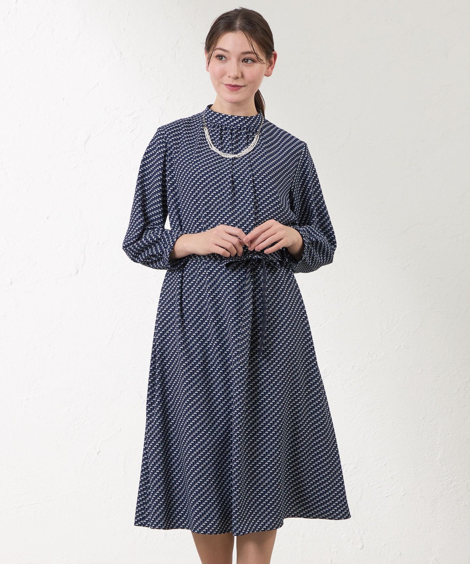 デジタルツイードワンピース(ワンピース)｜AMACA(アマカ)の