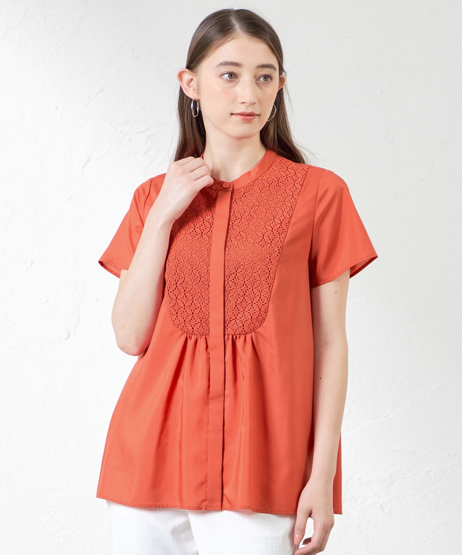 Anniversary Piece】レースコンビアルチザンブラウス(トップス)｜AMACA