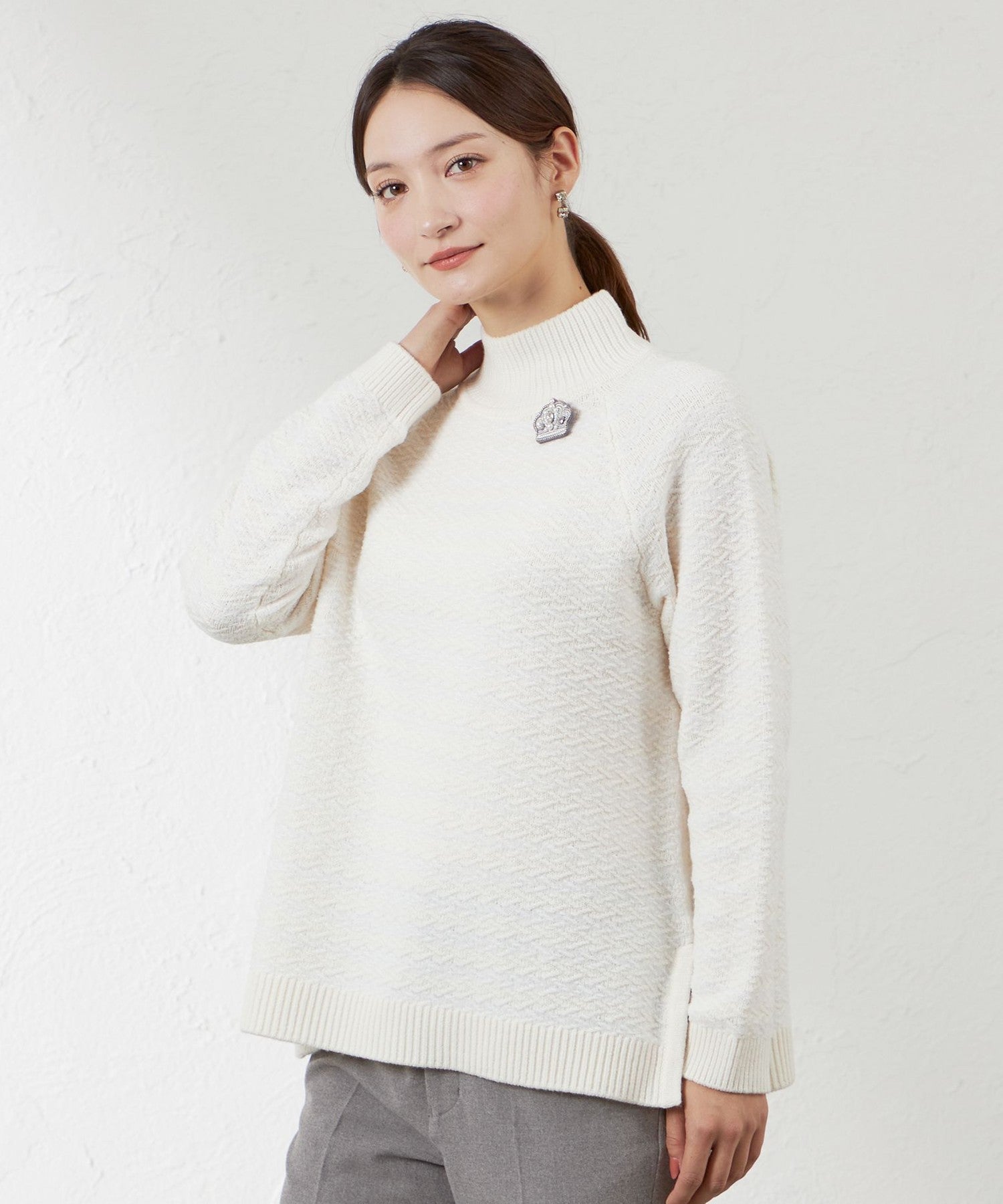 モールボーダーニット(トップス)｜AMACA(アマカ)のファッション通販