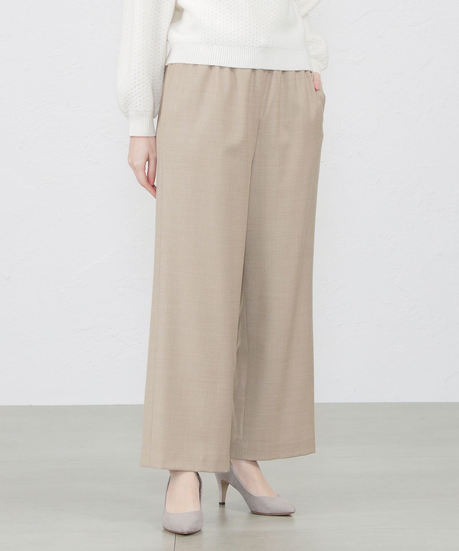 マイクロウォッチギャザーパンツ(パンツ)｜AMACA(アマカ)の