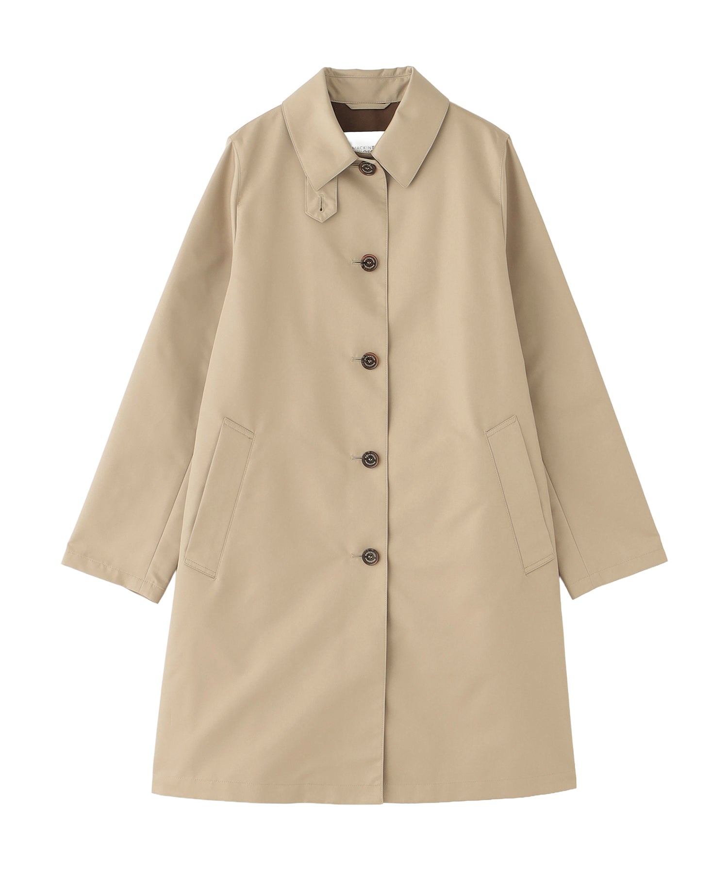 WEB&一部店舗限定】インバーテッドステンカラーコート ダブルクロス製