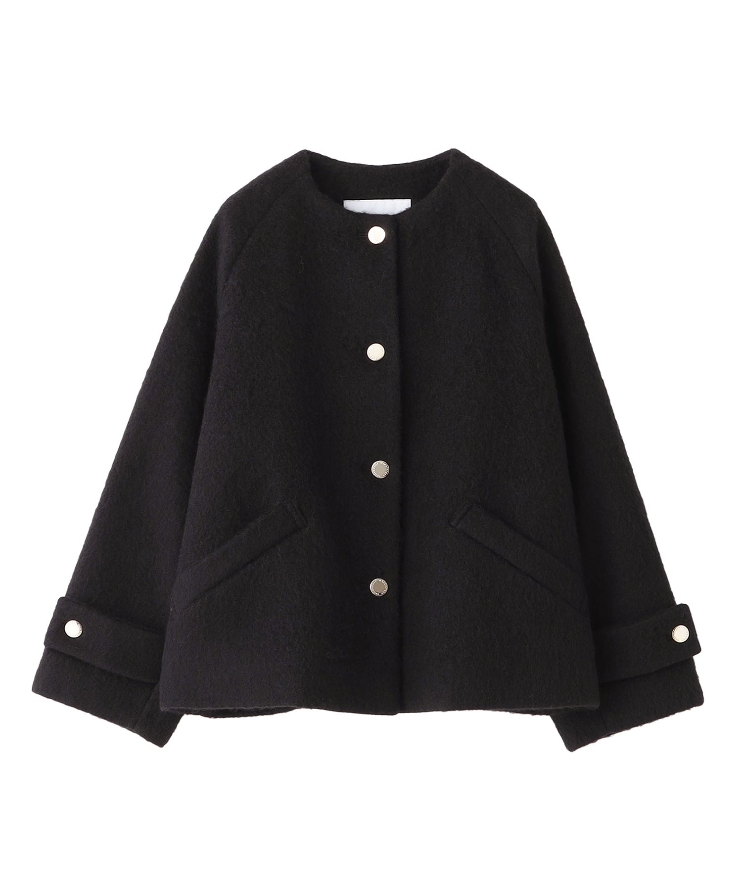 WELBURY NO COLLAR SHORT(ウェルベリーノーカラーショート)】ウール