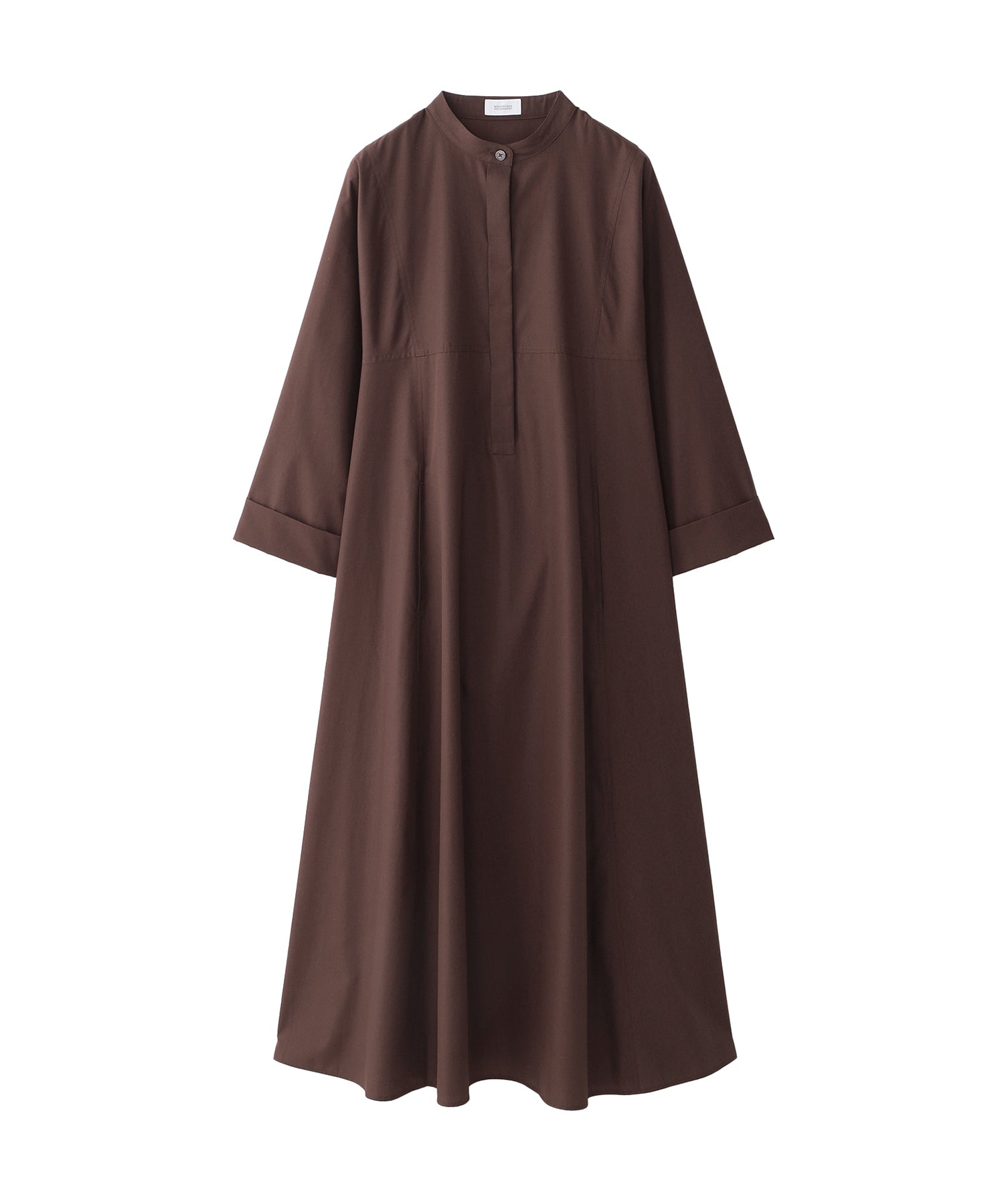る〜か　ブラウン CRANWELL DRESS(クランウェルドレス)】高密度タイプライター製