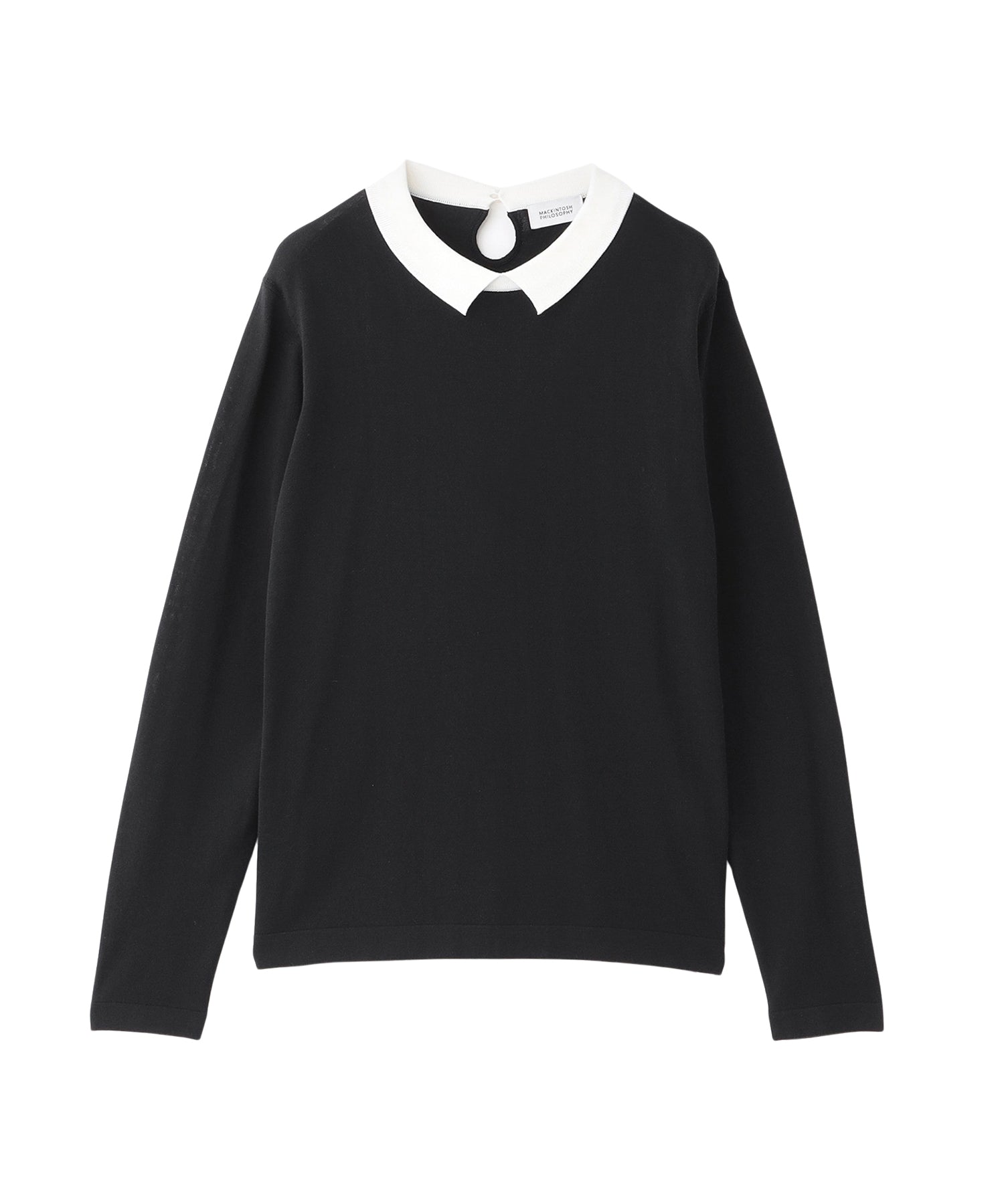 Bicolor Knit Polo（バイカラーニットポロ）】ロングスリーブ(トップス