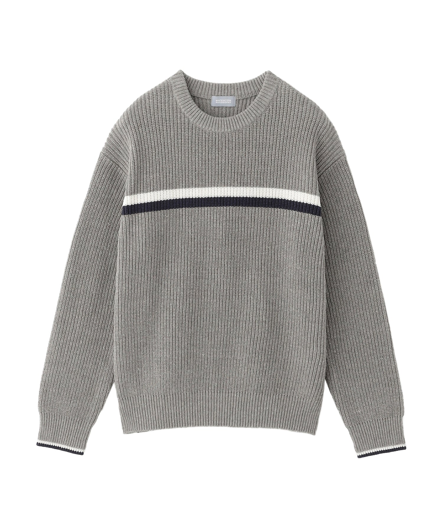 GREY LABEL ローゲージラインニット(トップス)｜MACKINTOSH PHILOSOPHY