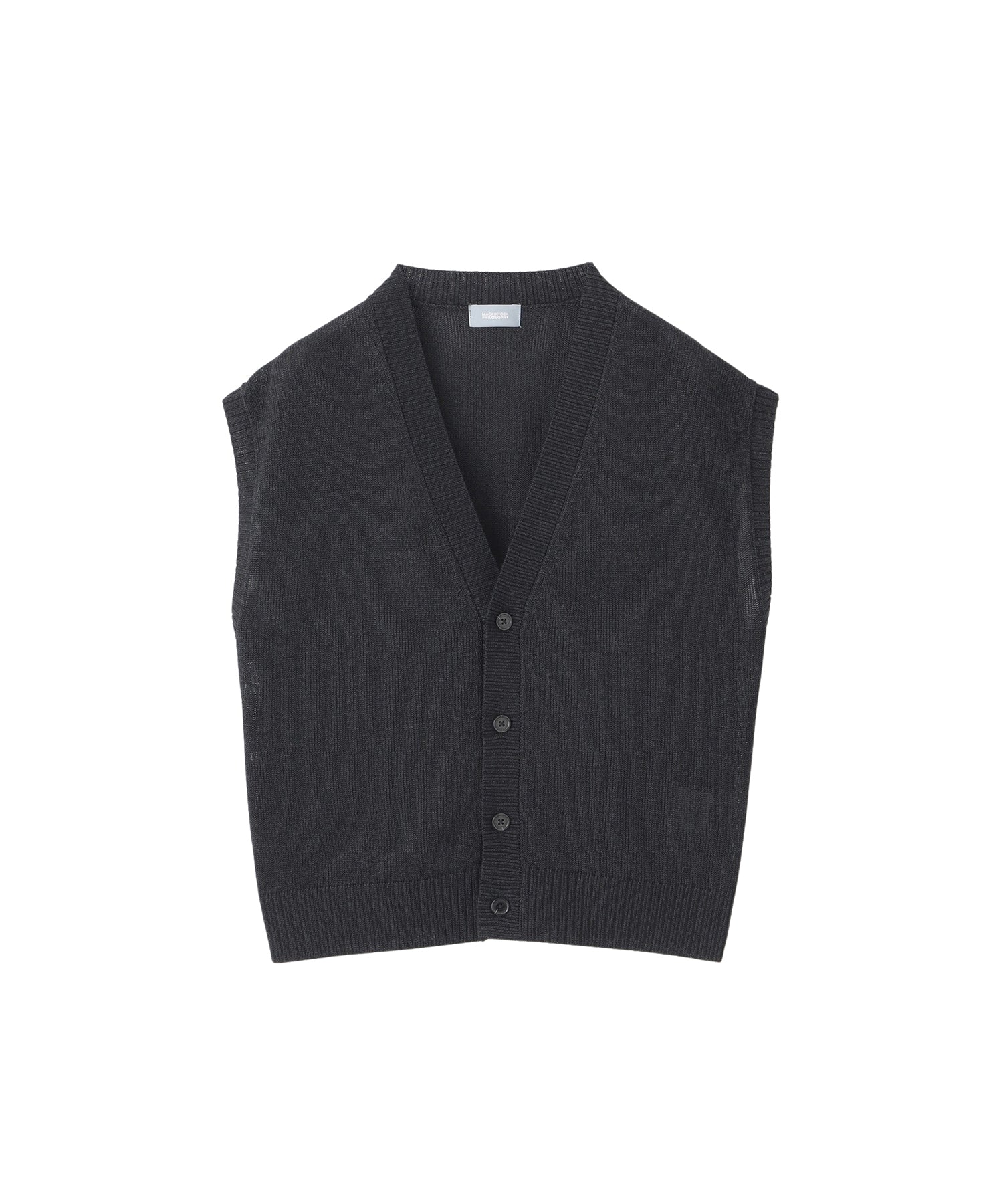 GREY LABEL ペーパーヤーンニットベスト(トップス)｜MACKINTOSH