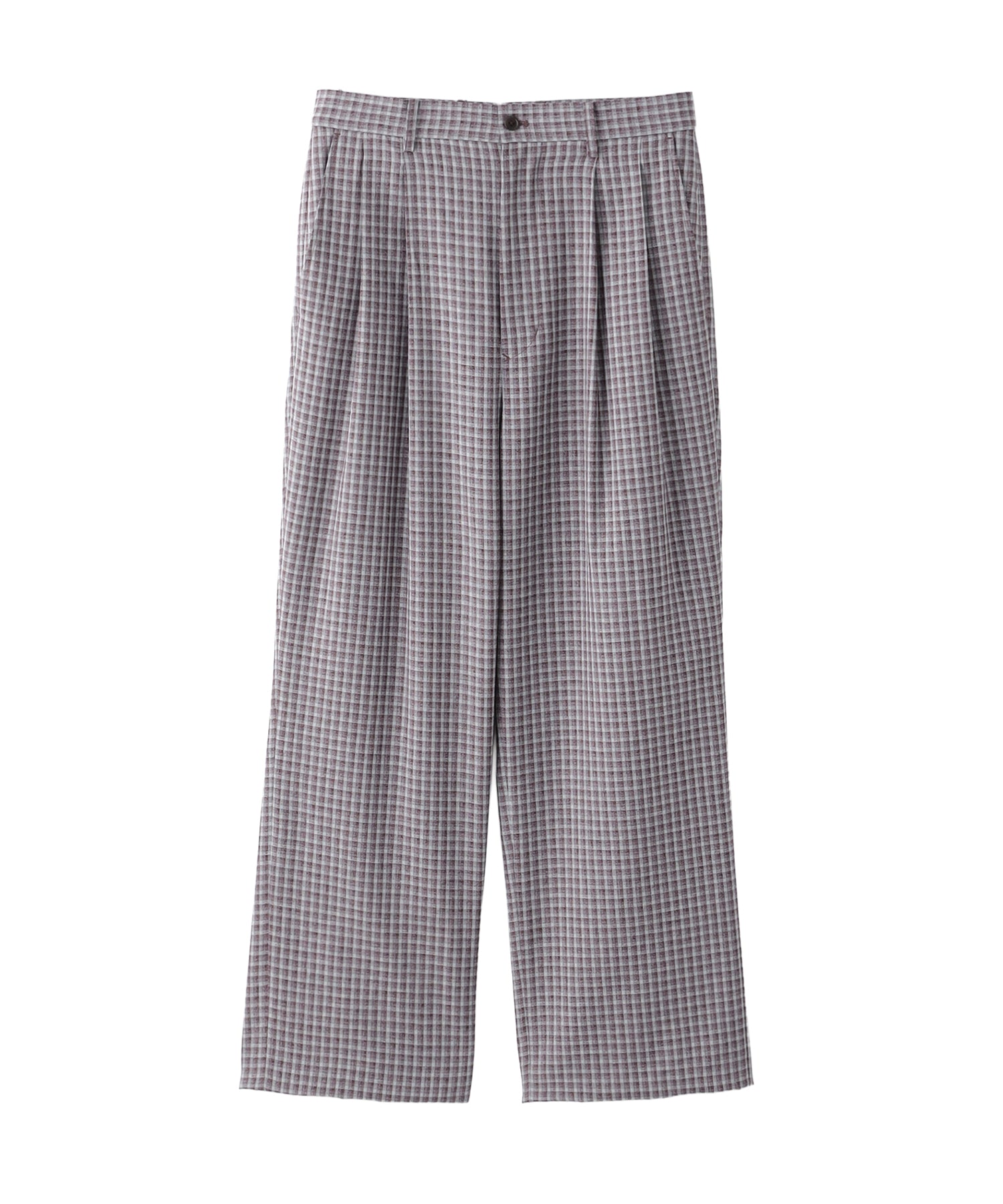 GREY LABEL リネンミックスチェックパンツ(パンツ)｜MACKINTOSH