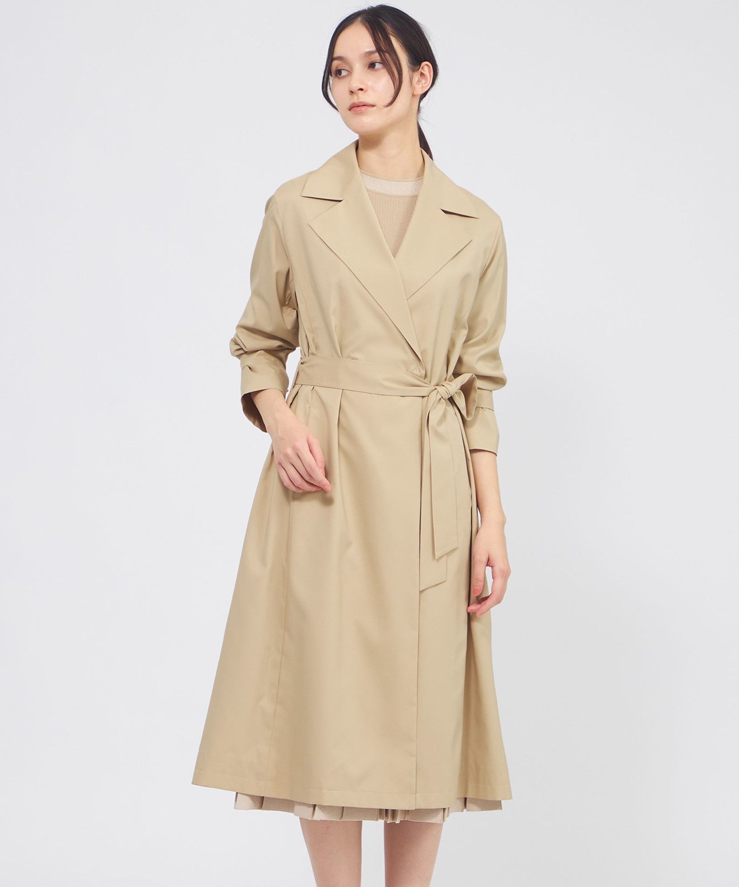 ライトタフタ ベルテッドコート(コート)｜EPOCA(エポカ)のファッション