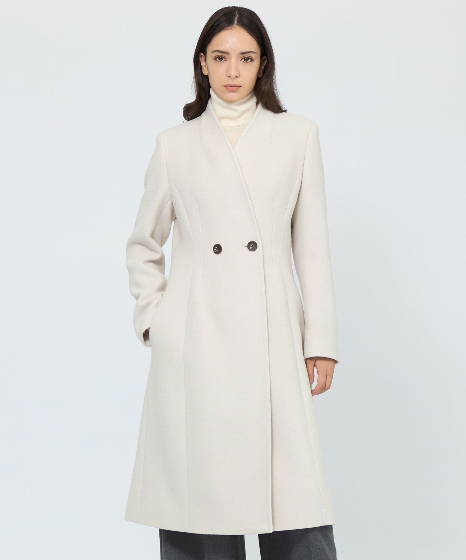 カメリア ウールロングコート(コート)｜EPOCA(エポカ)のファッション