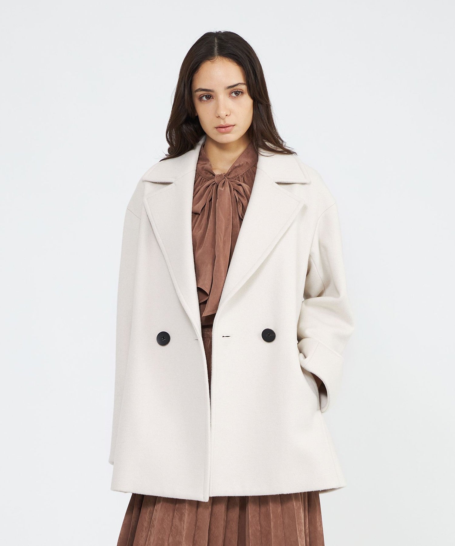 WEB＆一部店舗限定】 ライトウールリバーコート(コート)｜EPOCA(エポカ