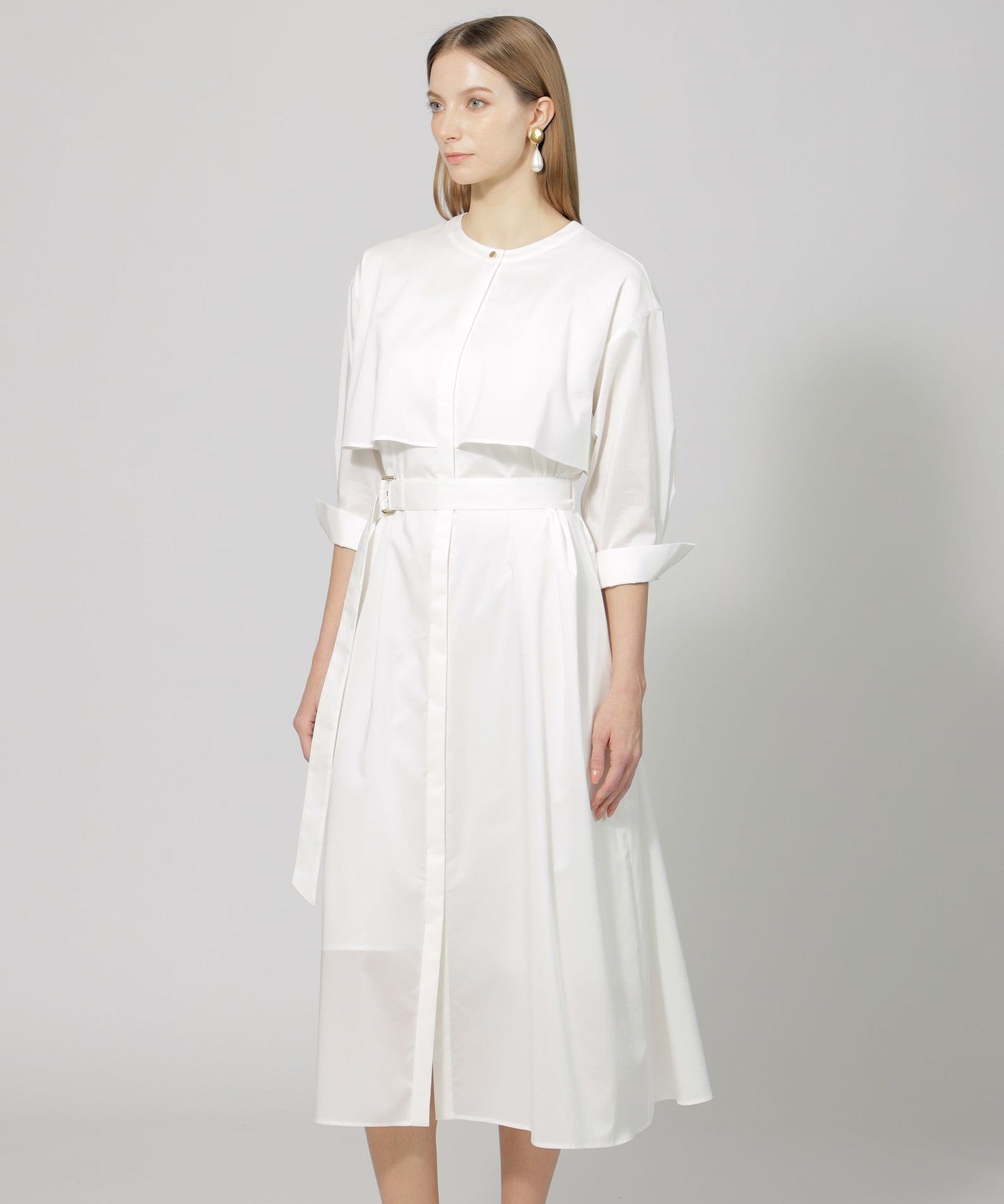 コットンストレッチ シャツドレス(ワンピース)｜EPOCA(エポカ)の  