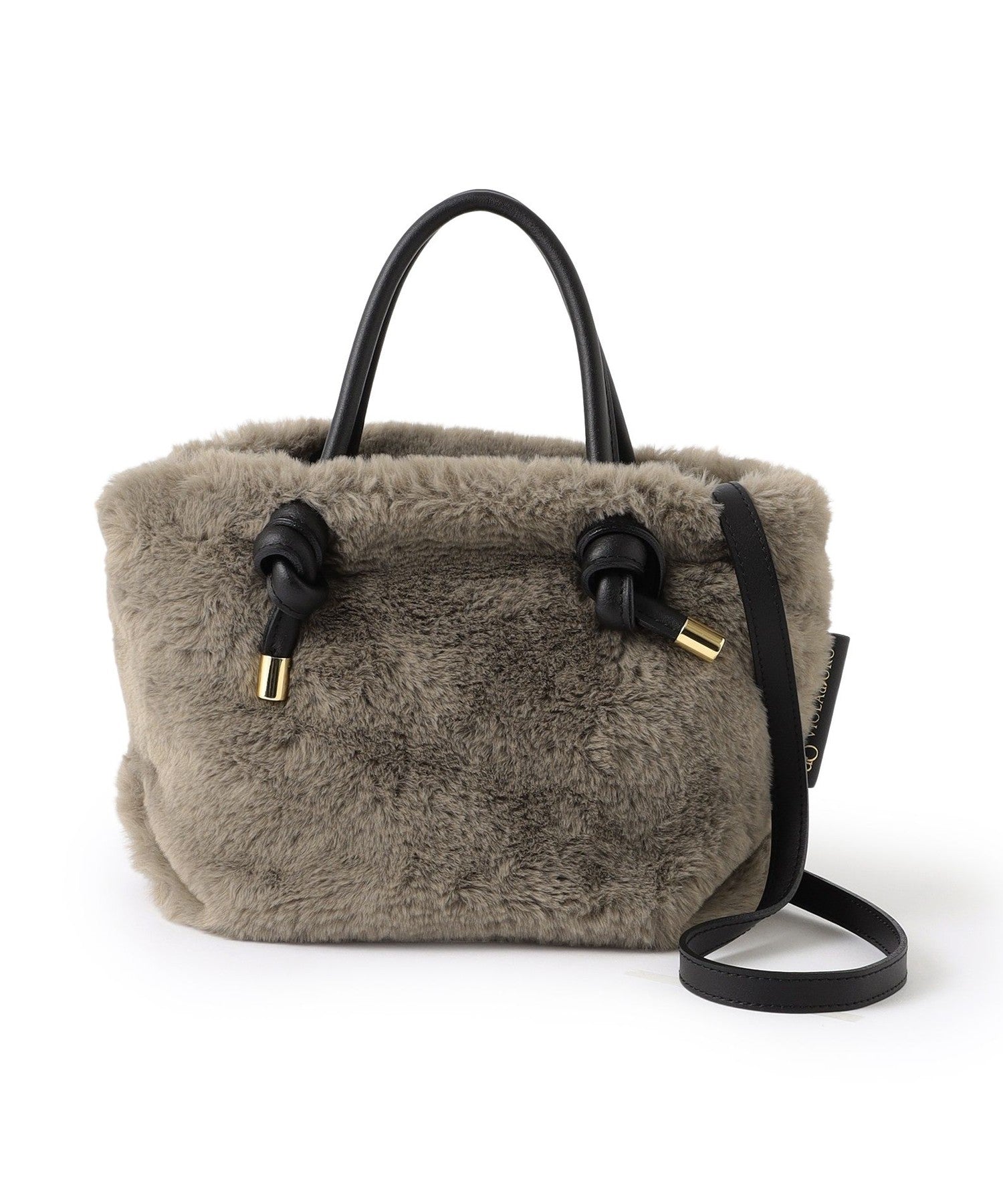 VIOLAd'ORO】エコファーハンドバッグ《WEB＆EPOCA THE SHOP店舗