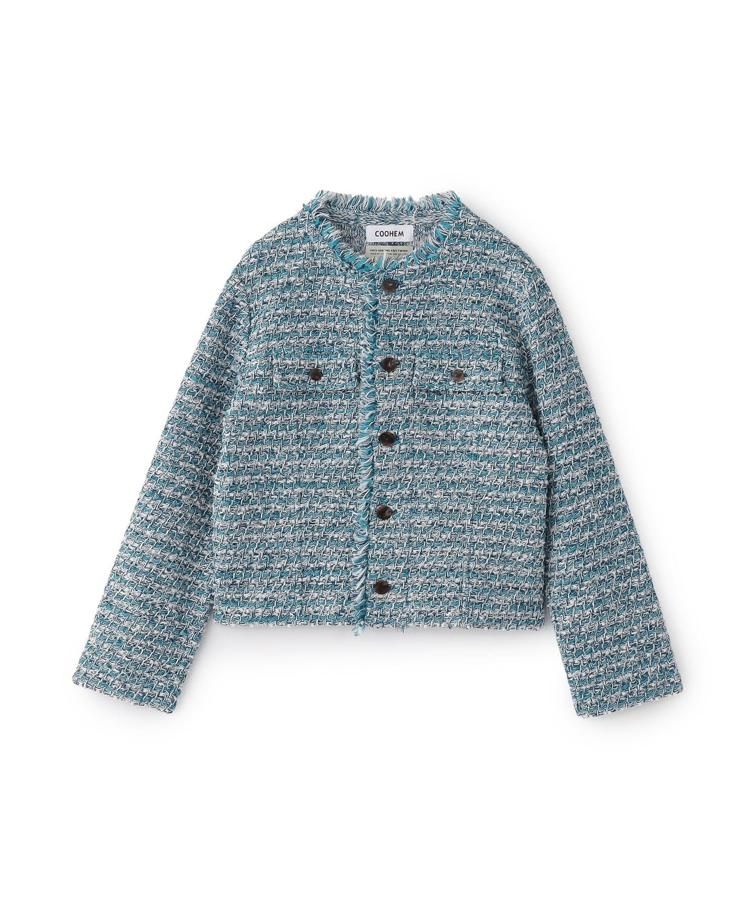 COOHEM】ベーシックツイードジャケット《WEB＆EPOCA THE SHOP店舗限定