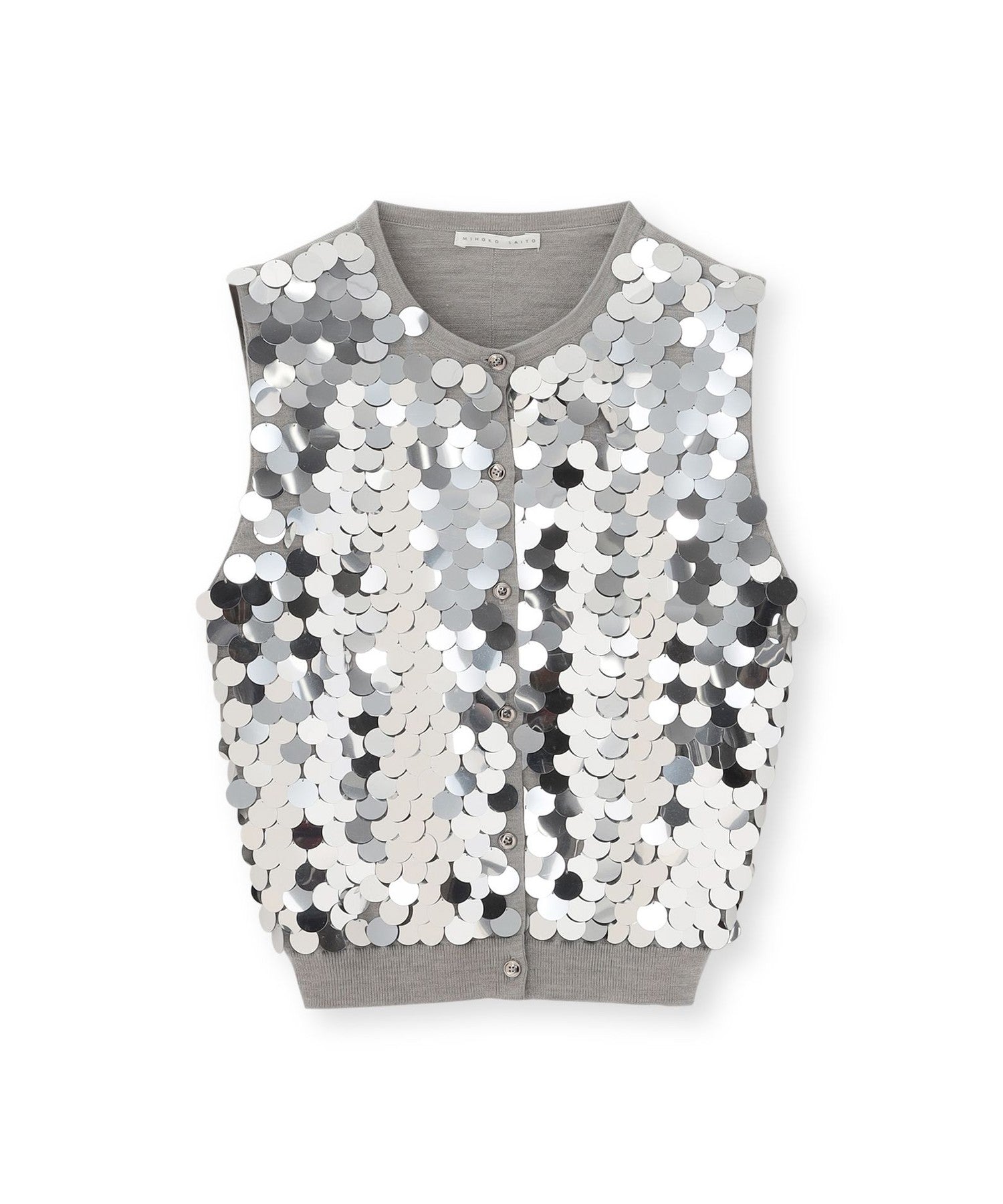 EPOCA(エポカ) ベスト サイズ40 M レディース美品 - アイボリー×ベージュ EPOCA - エポカ ベスト サイズ40 M レディース -の通販 by ブラン