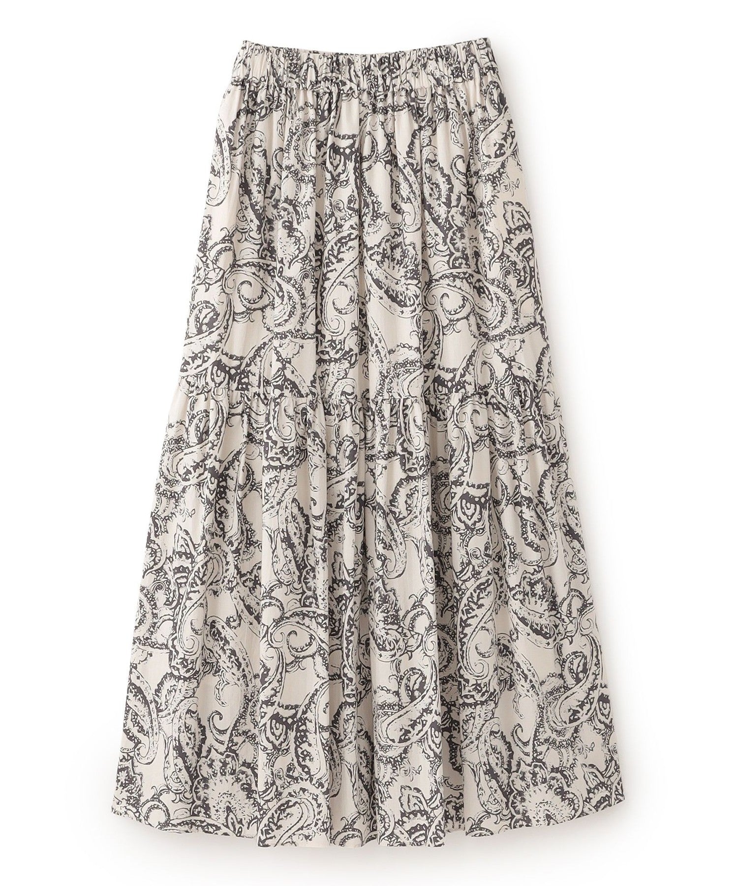 SACRA ペイズリー柄ロングフレアスカート 2025SS 現行品 2321-N6S8275602.jpg?v=1774345254
