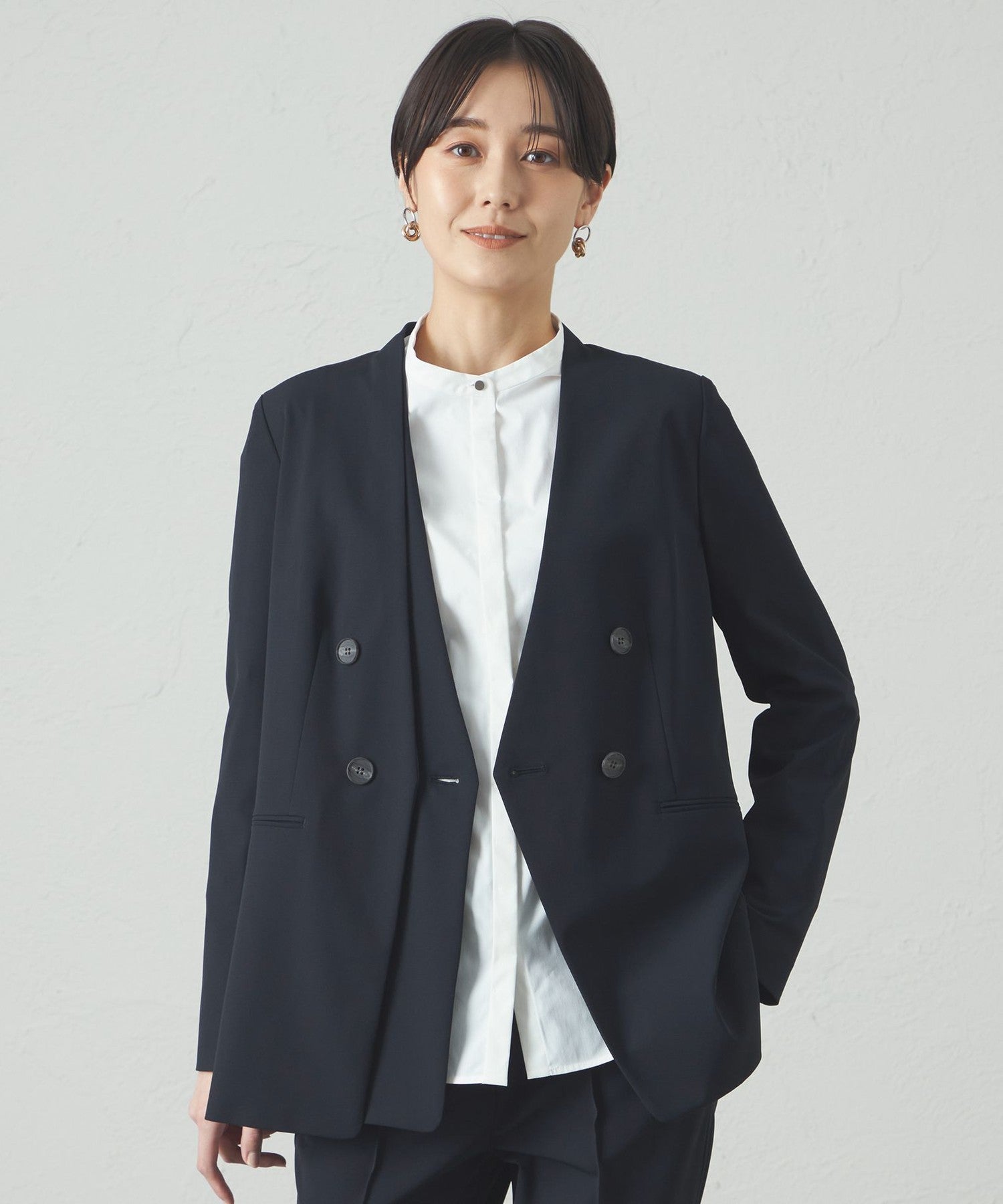 はっ水/UV効果】フェイクレイヤードジャケット(ジャケット)｜CAST