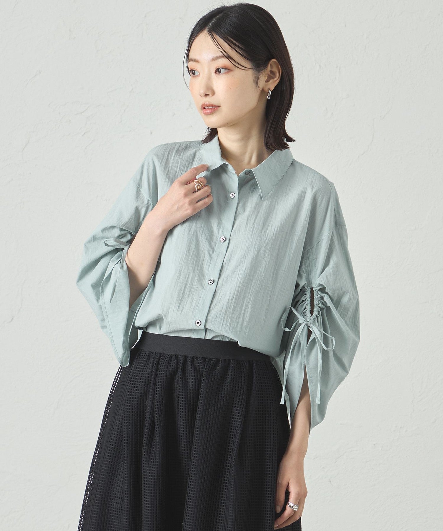 着回し抜群】ドローストリングブラウス(トップス)｜CAST:(キャスト