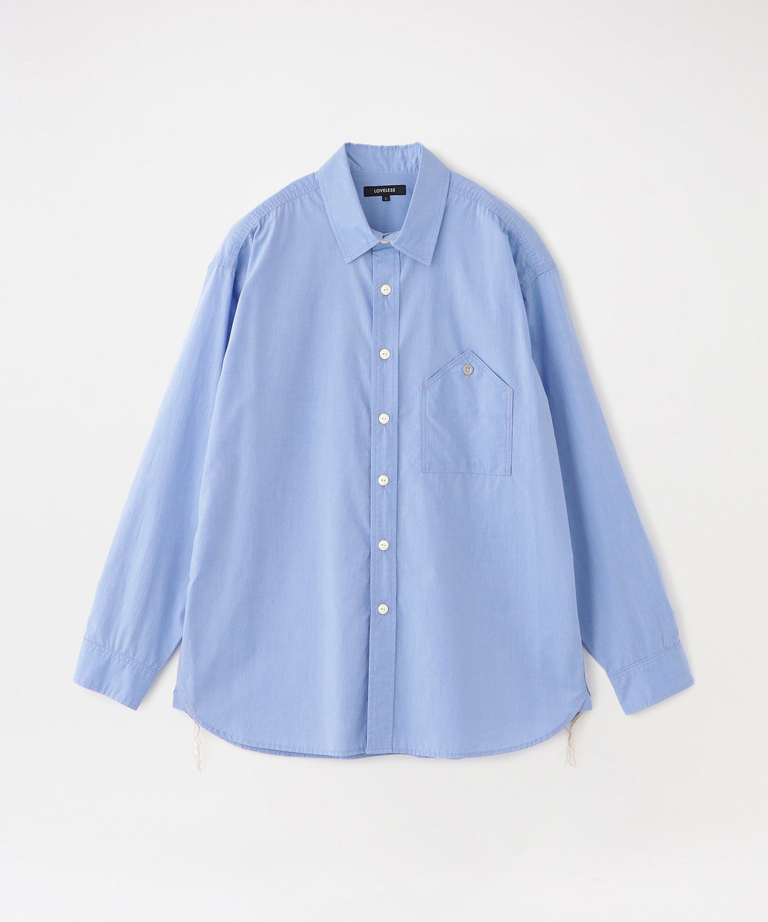 サイドステッチ タイプライター ワークシャツ(トップス)｜LOVELESS