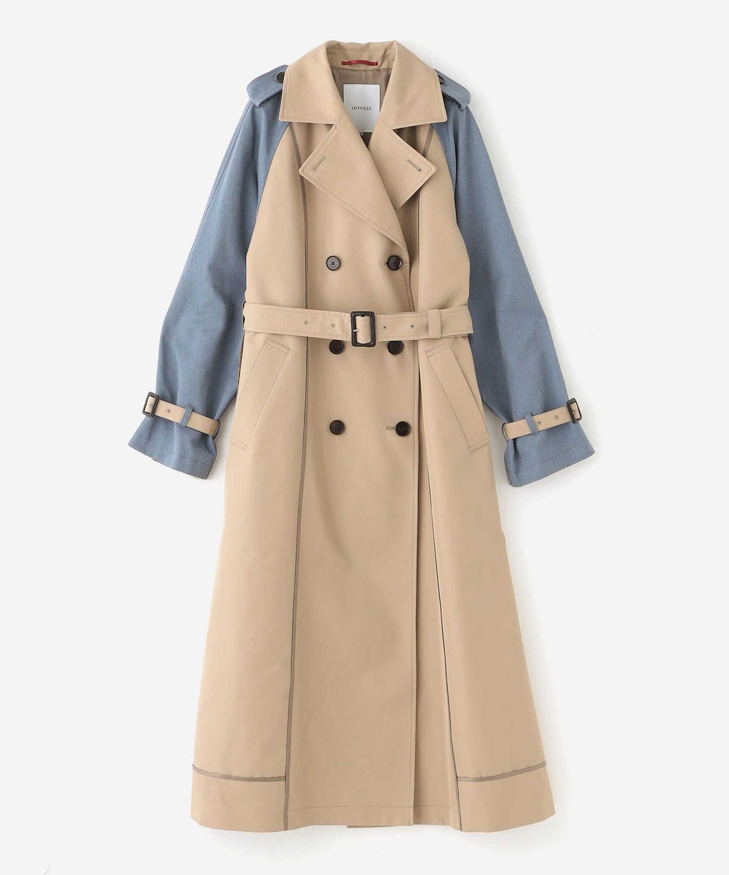 116 新品 LOVELESSラブレス レイヤード ライト トレンチコート 36 レイヤードライトトレンチコート(コート)｜LOVELESS(ラブレス)の