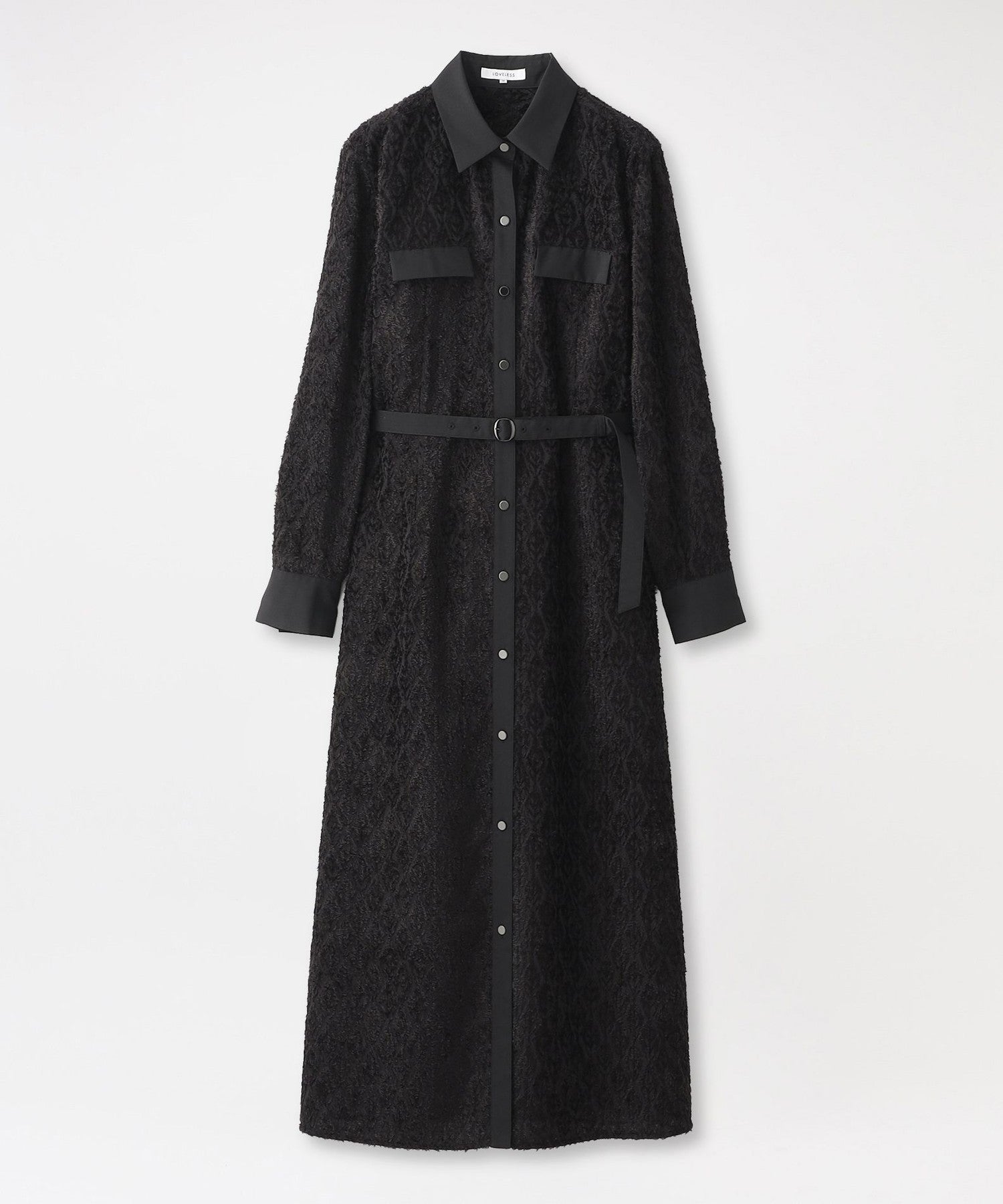 26SS WEB先行予約】カットジャカードシャツワンピース(ワンピース