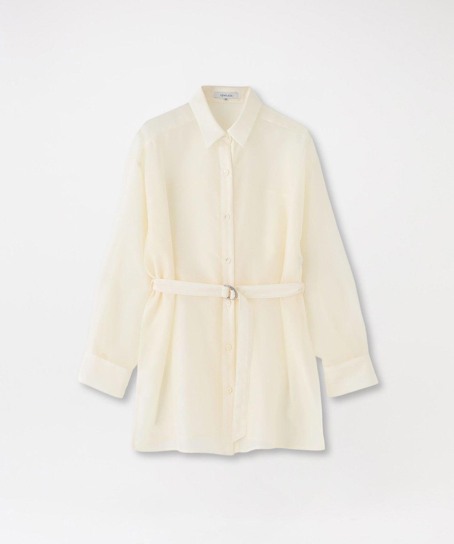 【STELLA McCARTNEY 】25商品新品シアーラッフルシフォンシャツ シフォンジーシアーシャツ(トップス)｜LOVELESS(ラブレス)の