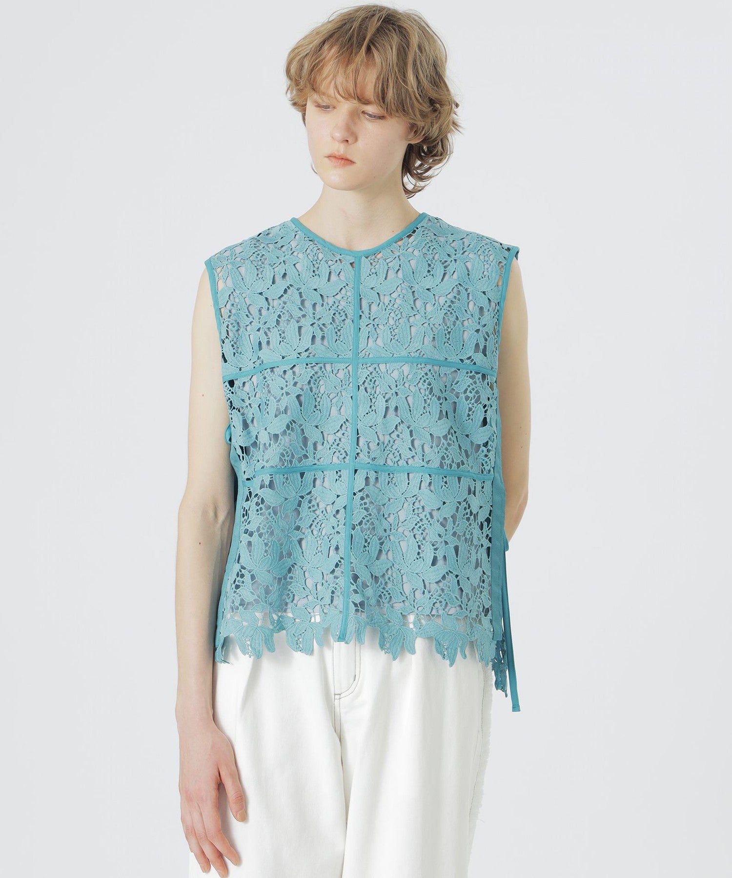 トップス 1930s Rose Spray Lace Vest トップス 1930s Rose Spray Lace Vest 1930s Rose Spray Lace Vest