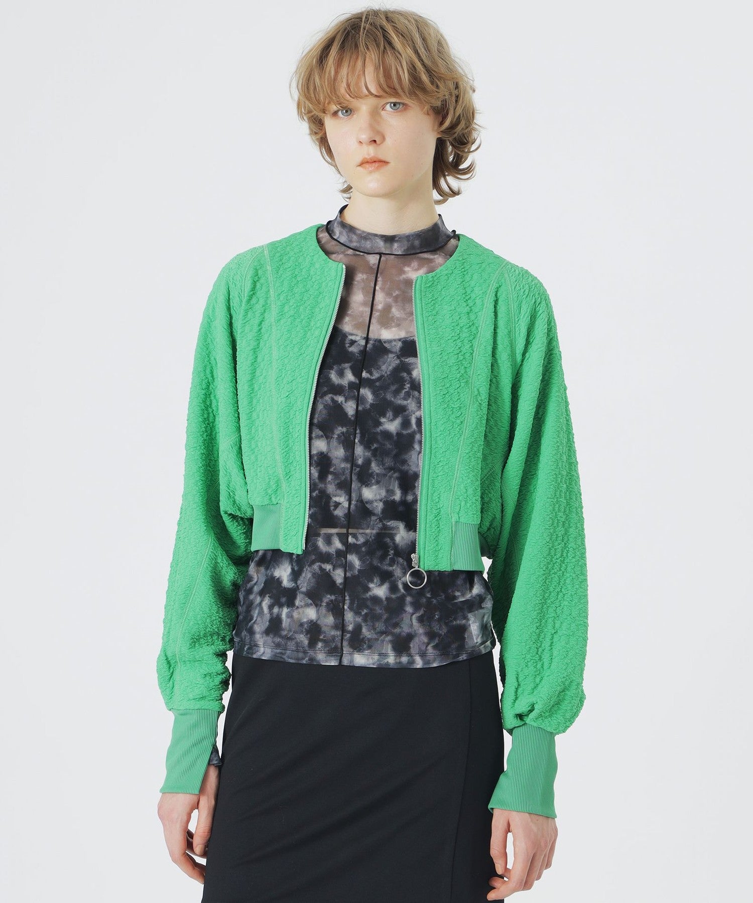 ジャカードカットソーカーディガン(トップス)｜LOVELESS(ラブレス)の