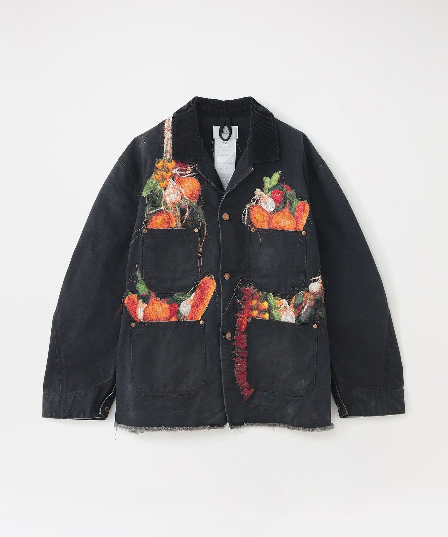 doublet/ダブレット】ワークジャケット VEGETABLE EMBROIDERY WORK