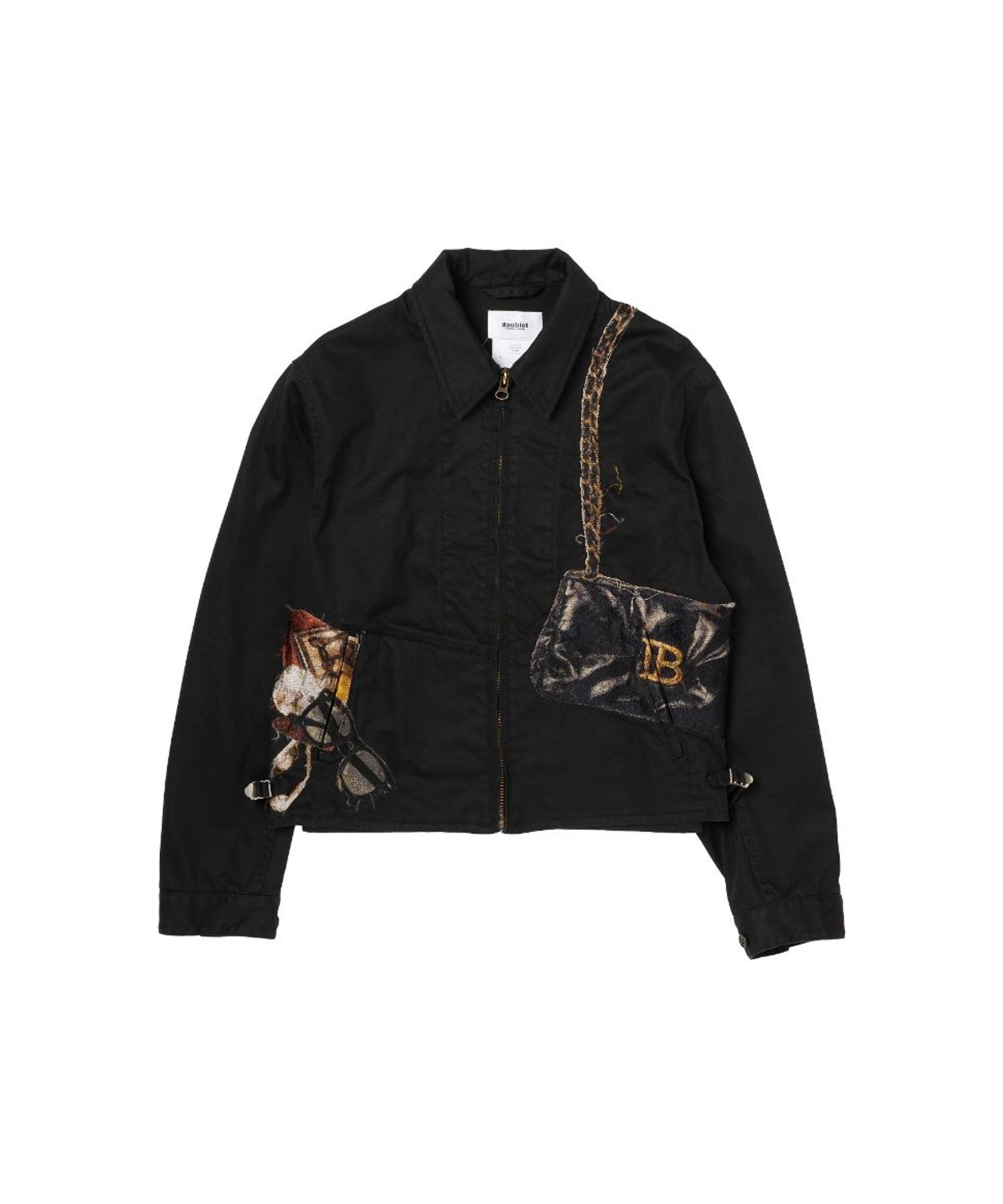 正*規様 【 doublet / ダブレット 】ベロア トラック ジャケット カ doublet/ダブレット】ジャケット TROMPE L'OEIL EMBROIDERY DRIZZLER