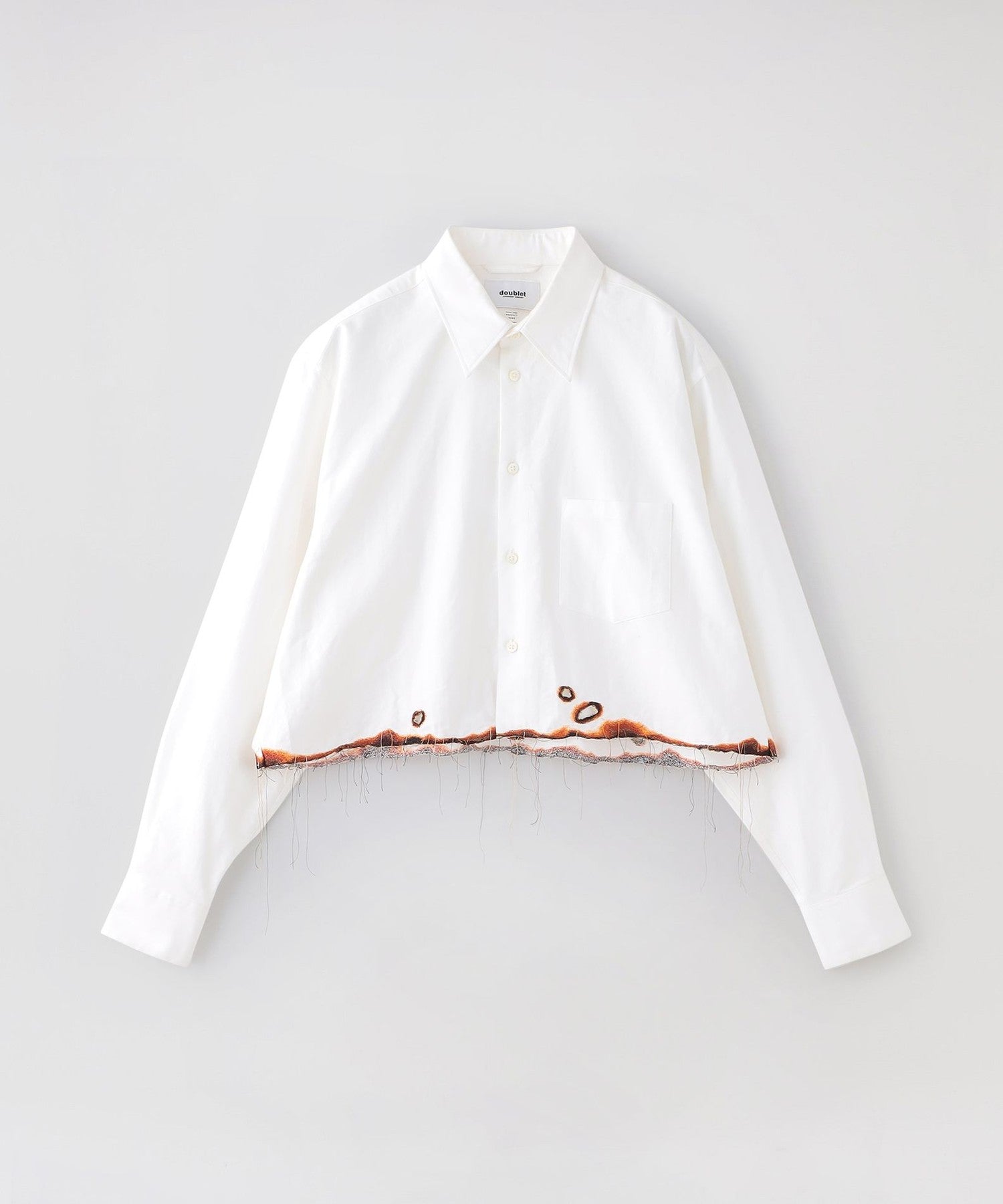 doublet】シャツ BURNING EMBROIDERY SHIRT 22AW25SH111(トップス