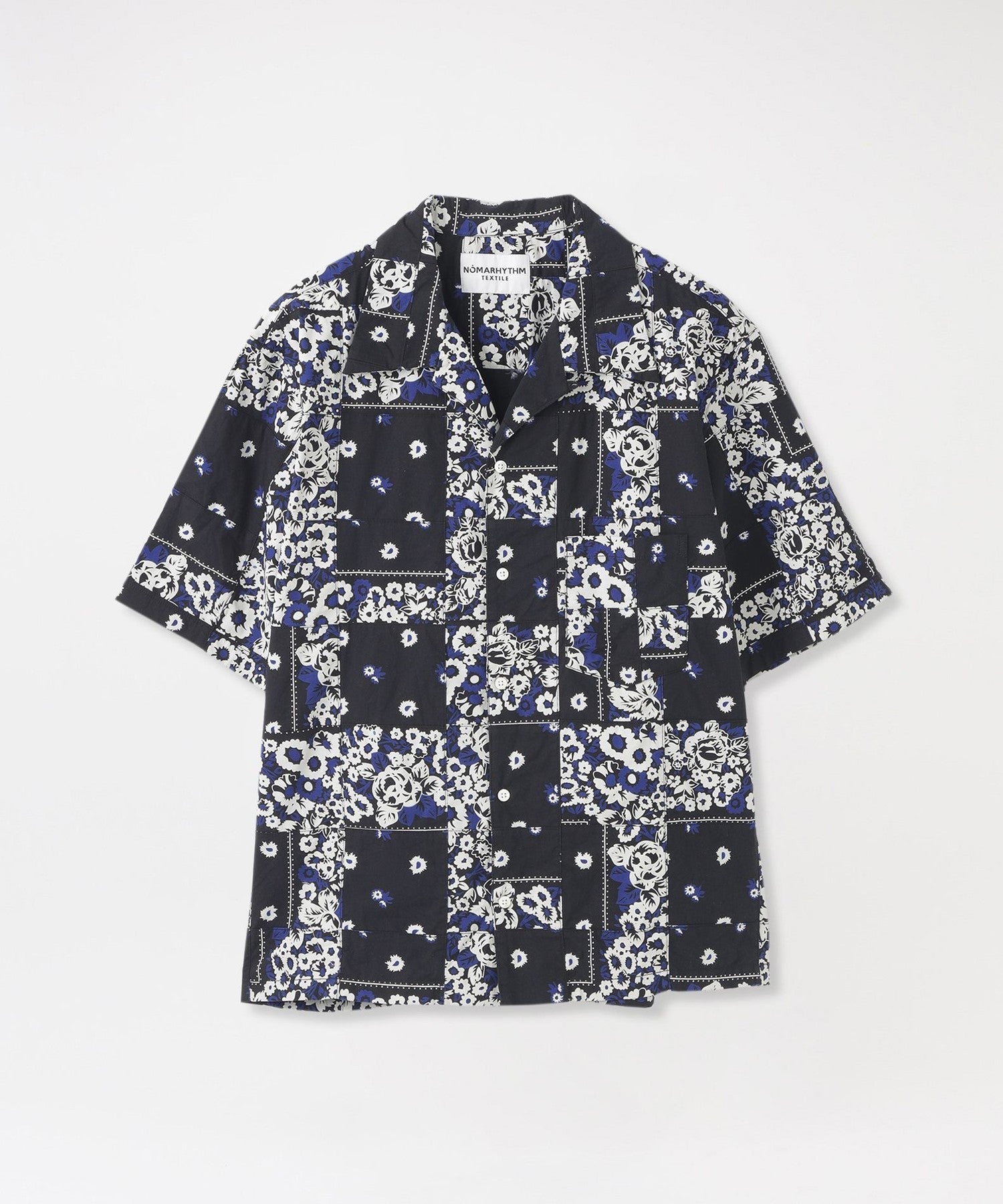 よしむり様 NOMARYHTHM TEXTILE/ノーマリズムテキスタイル】シャツ DYG Patchwork