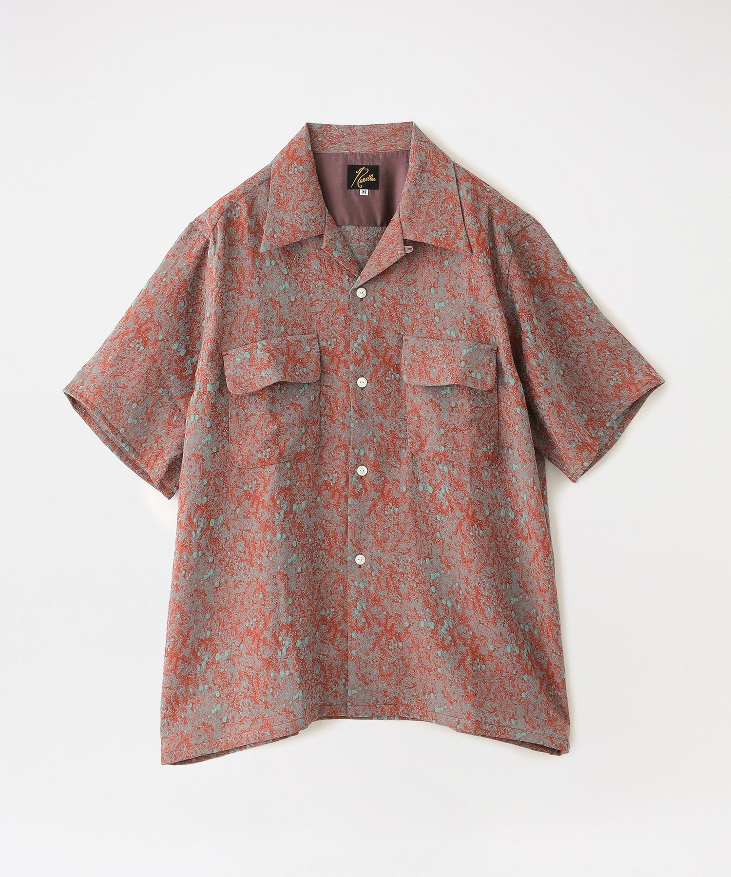 Needles】S/S Classic Shirt PE/R Abstract MR139