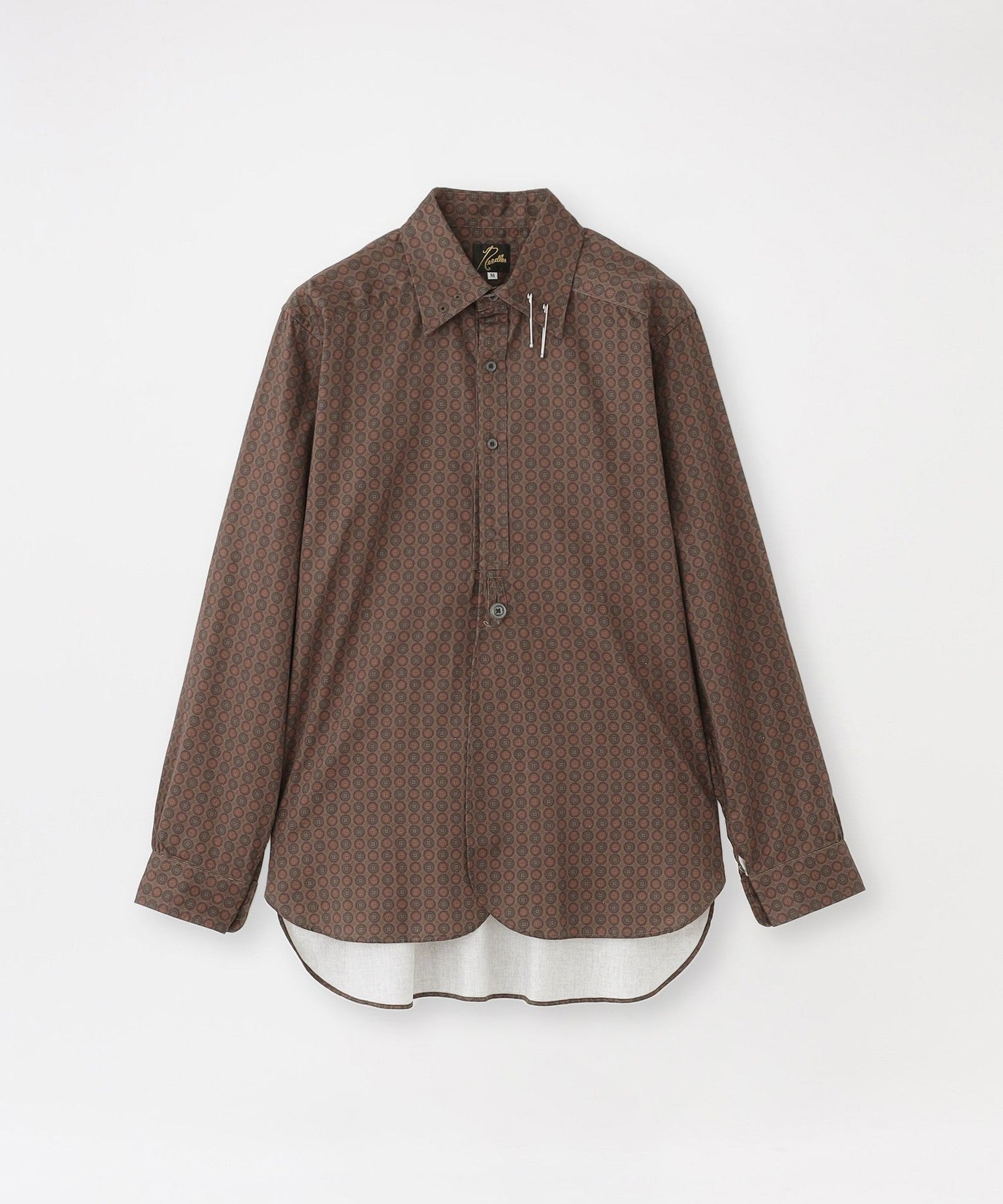 Needles】シャツ Pinhole Regular Collar EDW Shirt -Cotton Sateen