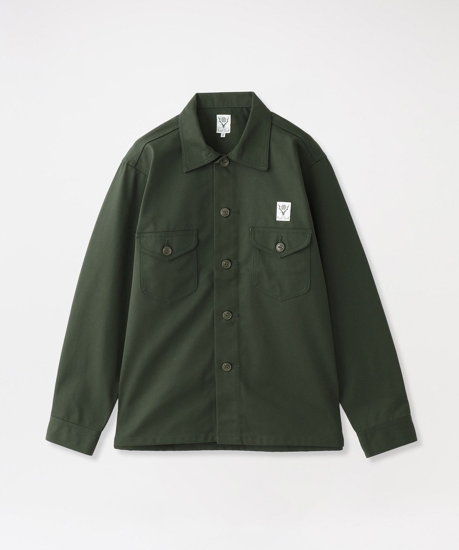 【South2 West8/サウスツーウエストエイト】シャツ Smokey Shirt PE/C Twill PU499