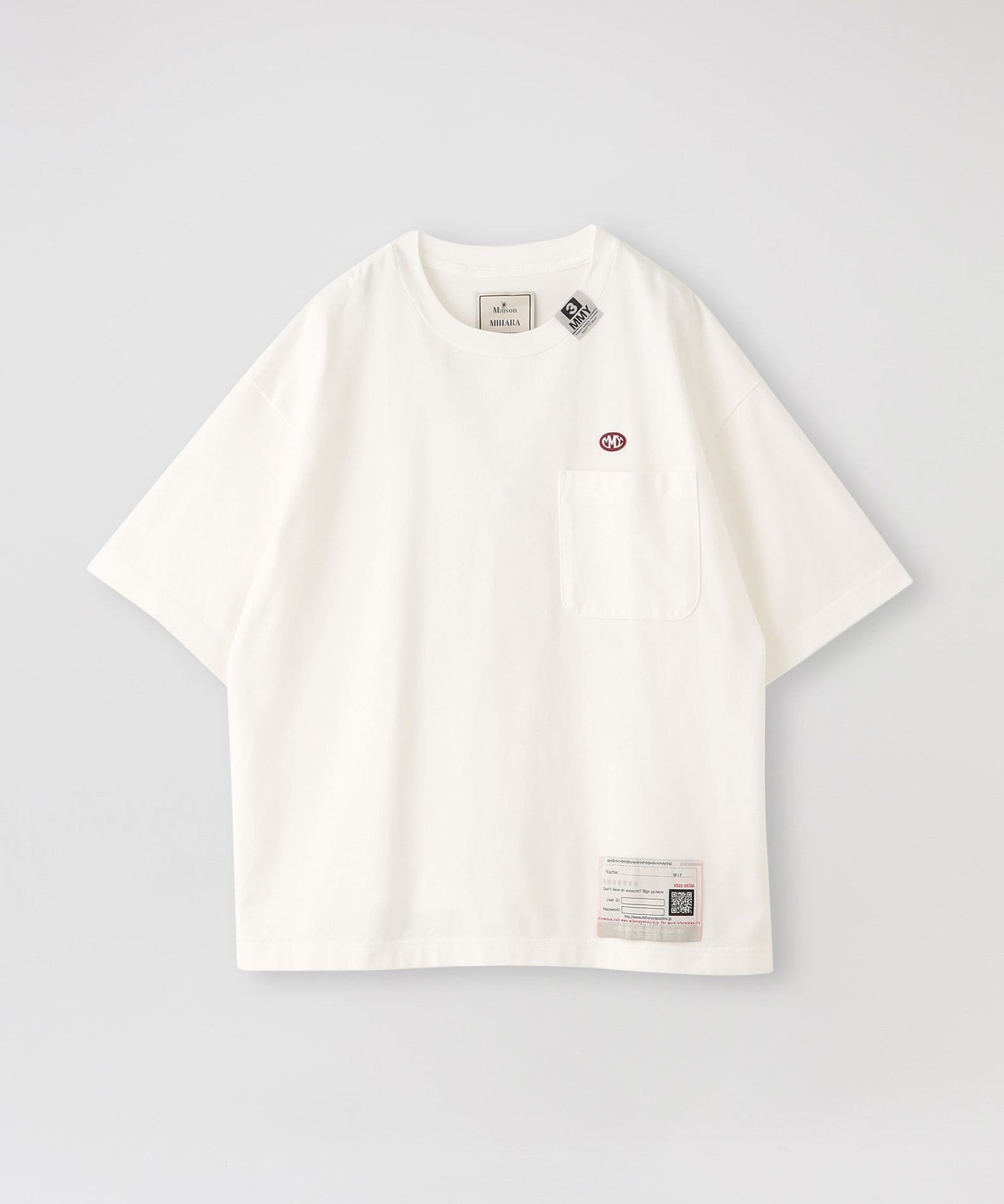【Maison MIHARA YASUHIRO/メゾンミハラヤスヒロ】Tシャツ POCKET TEE A12TS641