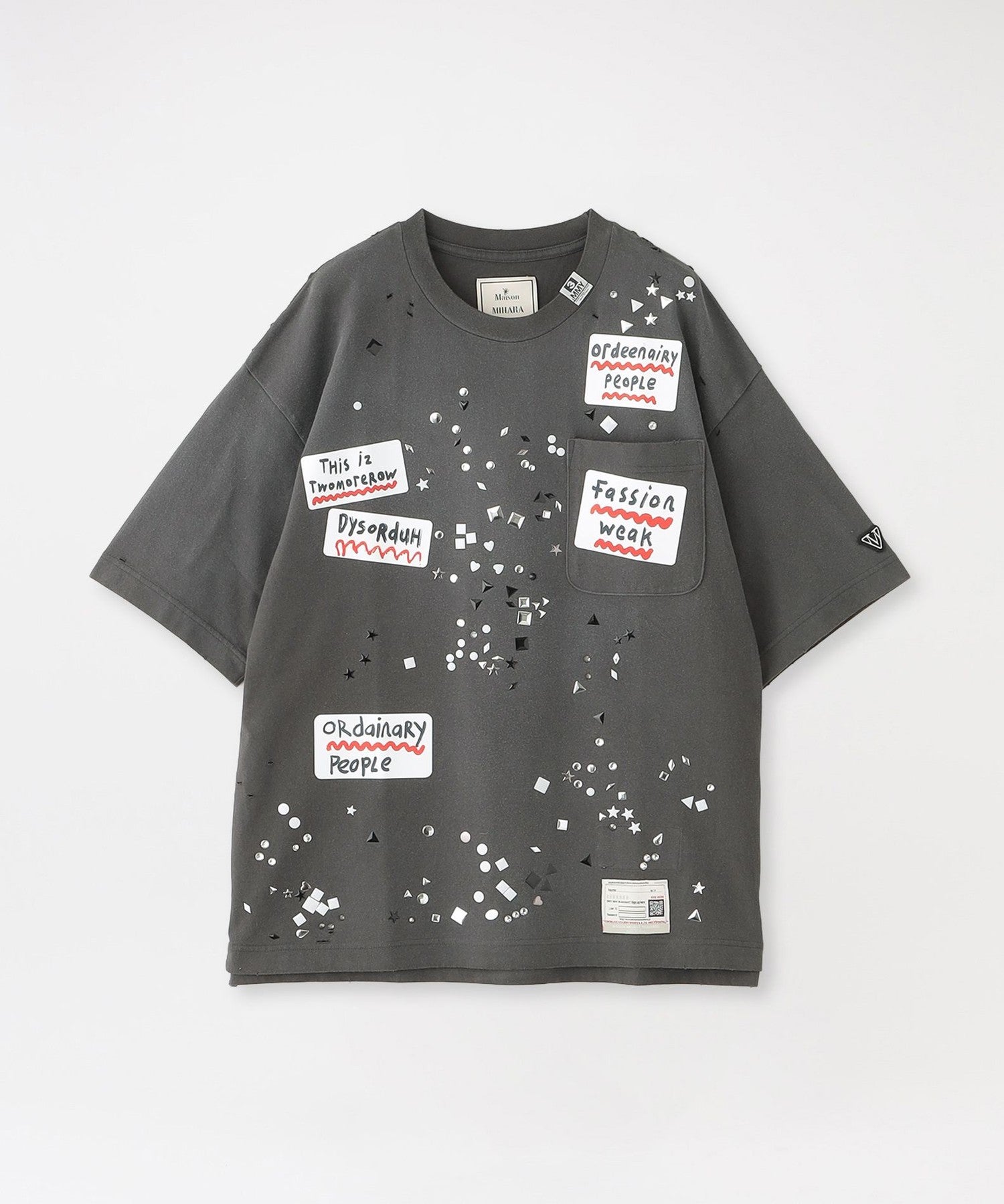 Maison MIHARA YASUHIRO/メゾンミハラヤスヒロ】Tシャツ EMBELLISHED